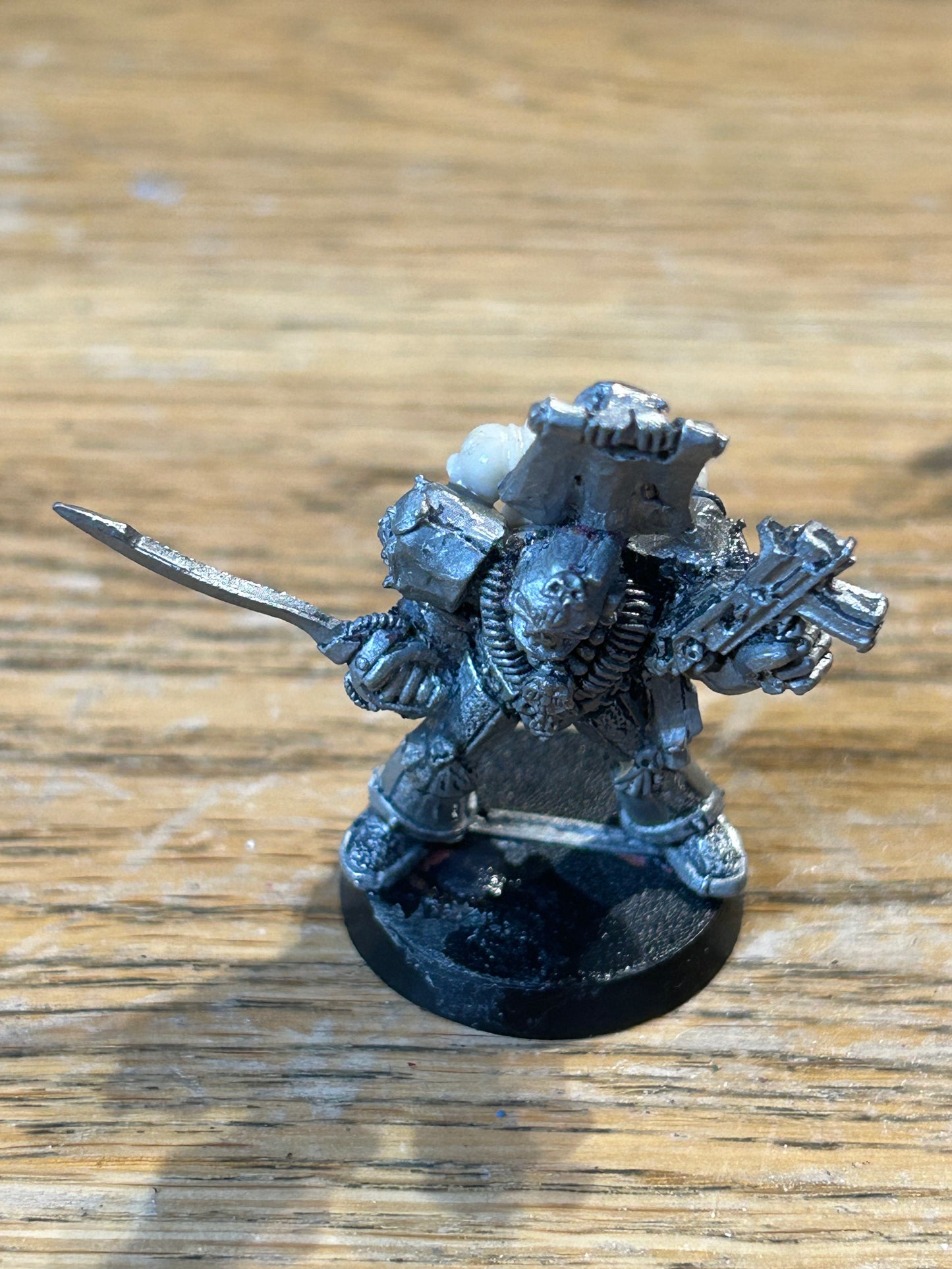 Warhammer 40k Rogue Trader Space Marine Chaplain - 410604 - 1988 (has been stripped)