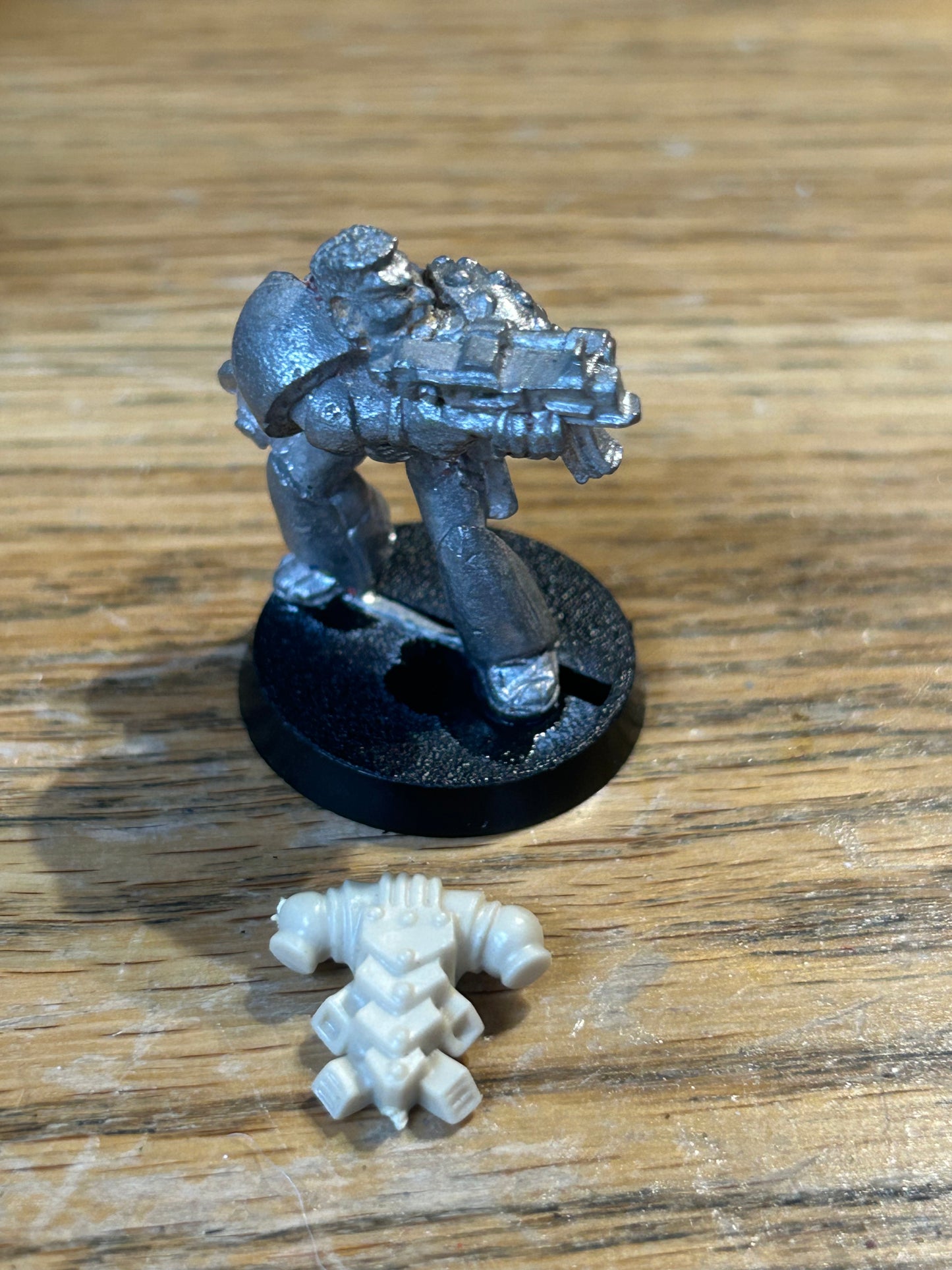 Rogue Trader Space Marine Brother Reeves w/ Bolter Metal Citadel (has been stripped)