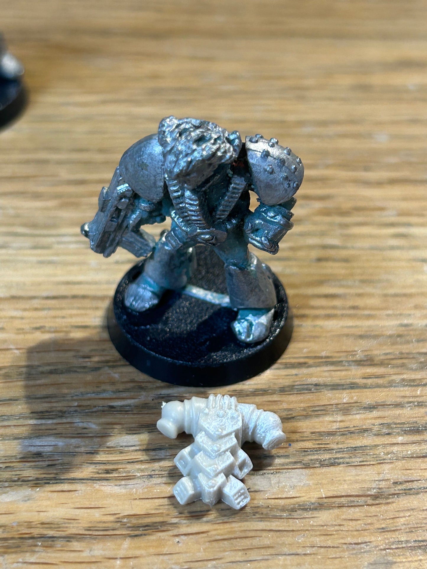 Warhammer 40k - Rogue Trader - RT01 Space Marine Brother Quiff / Lustgarten (has been stripped)