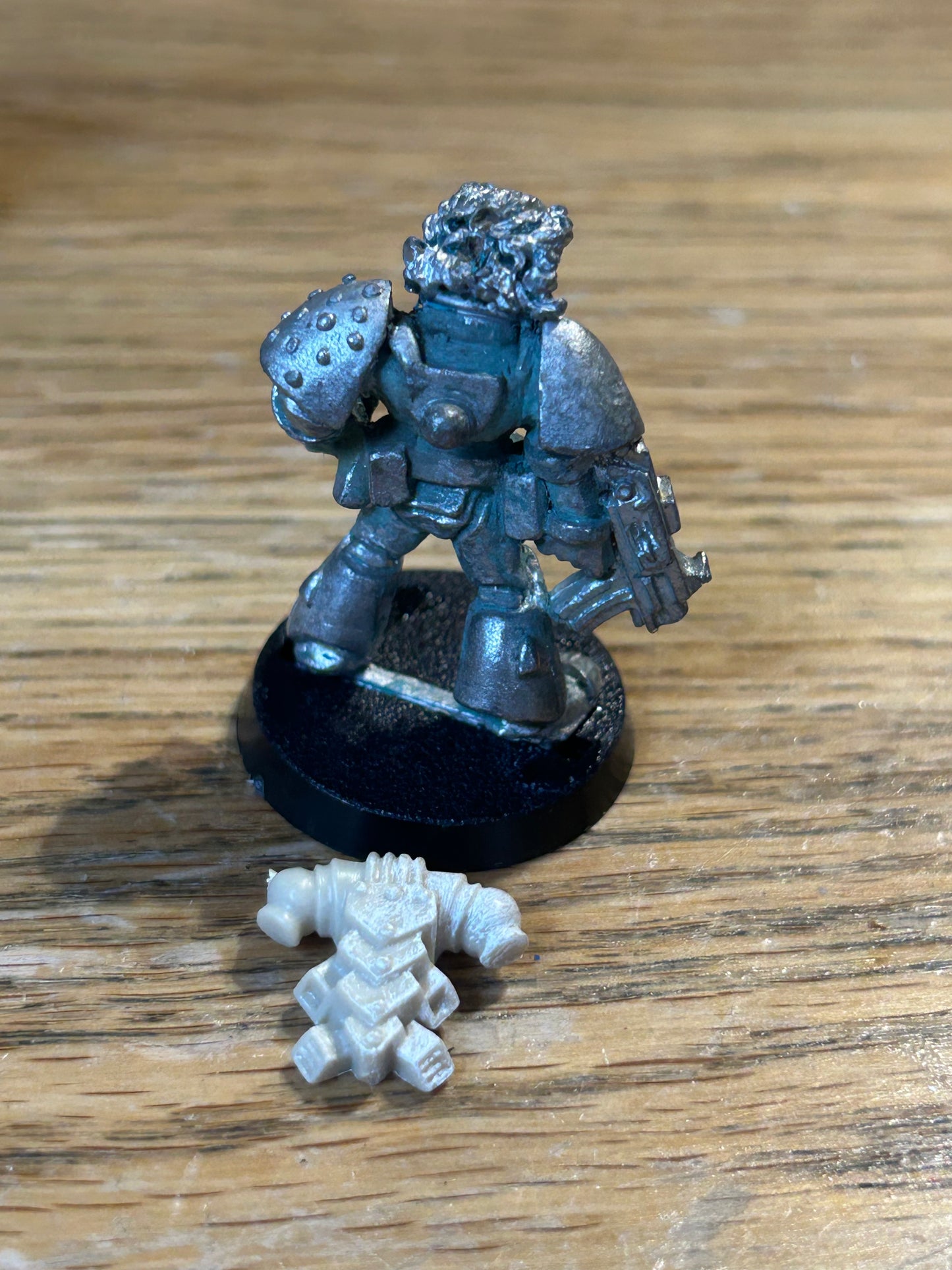 Warhammer 40k - Rogue Trader - RT01 Space Marine Brother Quiff / Lustgarten (has been stripped)