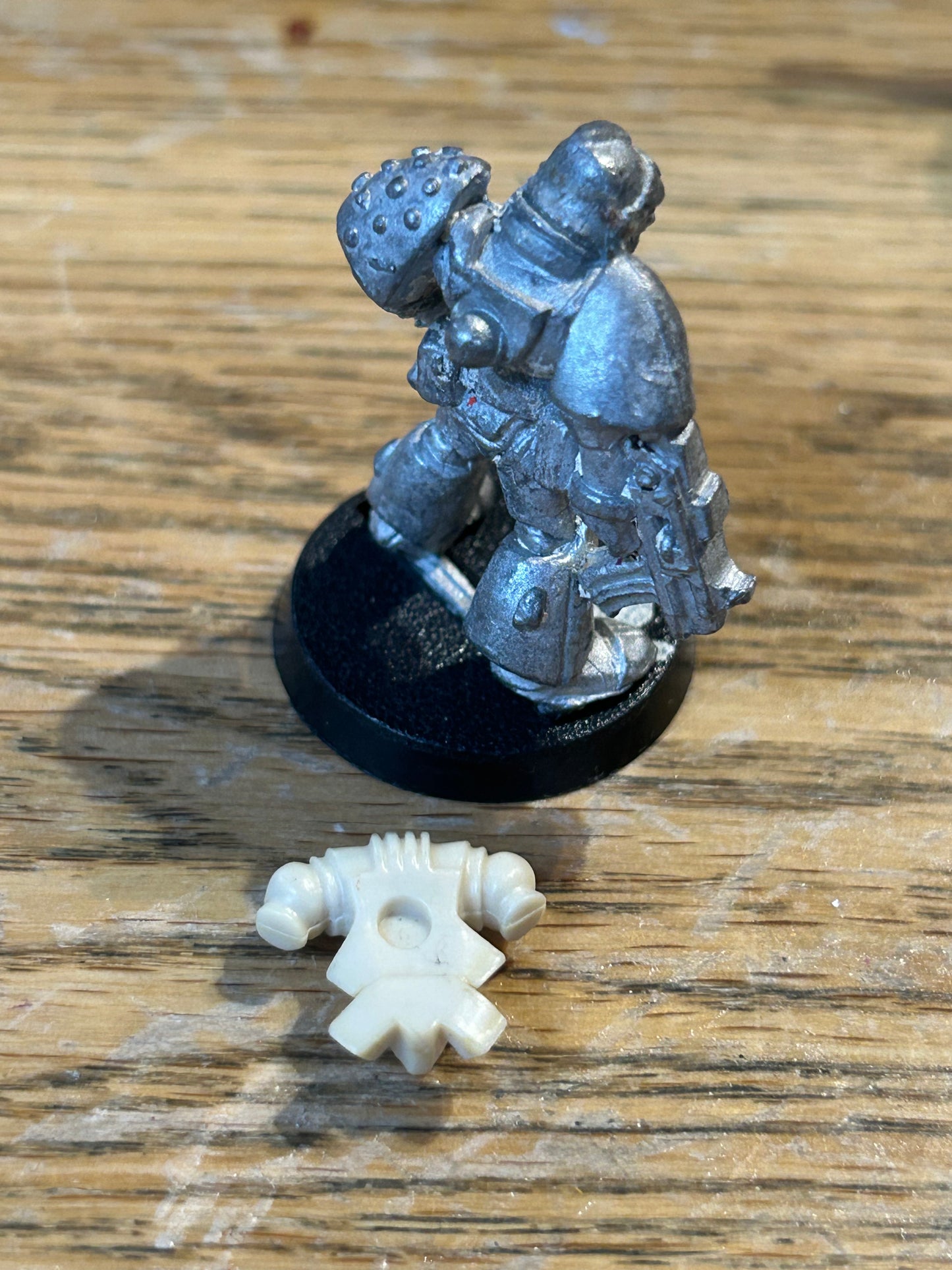 RT101 Space Marine "Brother A Skull / Dixon" Metal Rogue Trader Citadel 40k (has been stripped)