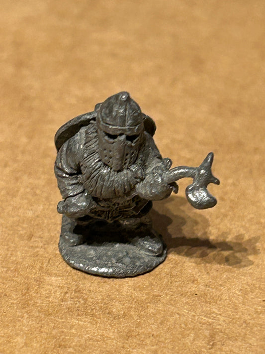 1981 FTD3Dwarf w. Sword & Pole Arm Citadel Pre Slotta C07 warhammer fantasy