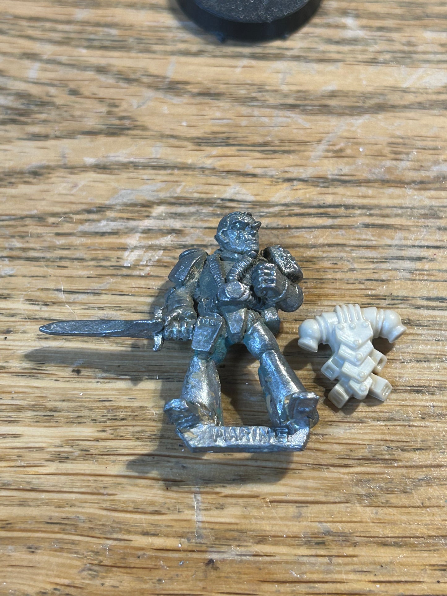 Rogue Trader RT01 Space Marine Captain Lowbroe / Reece Warhammer 40k Metal (has been stripped)