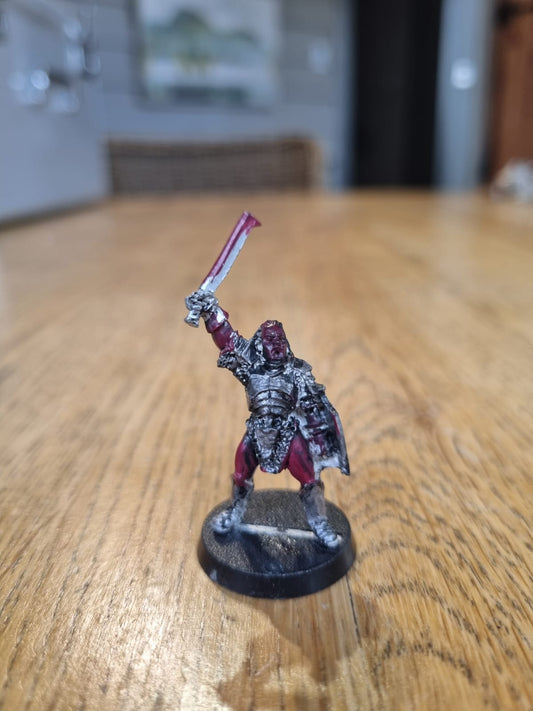 Games Workshop Citadel Lord Of The Rings Uruk Hai Captain Vintage Metal