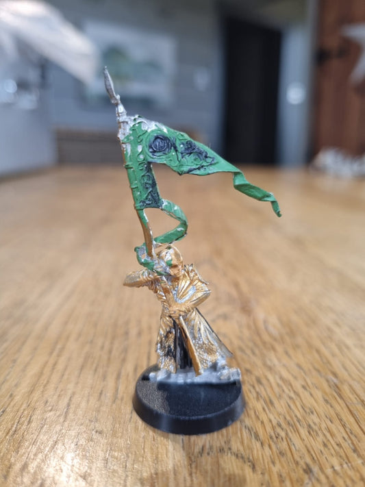 GALADHRIM ELF COMMANDERS STANDARD BEARER METAL LOTR MIDDLE EARTH