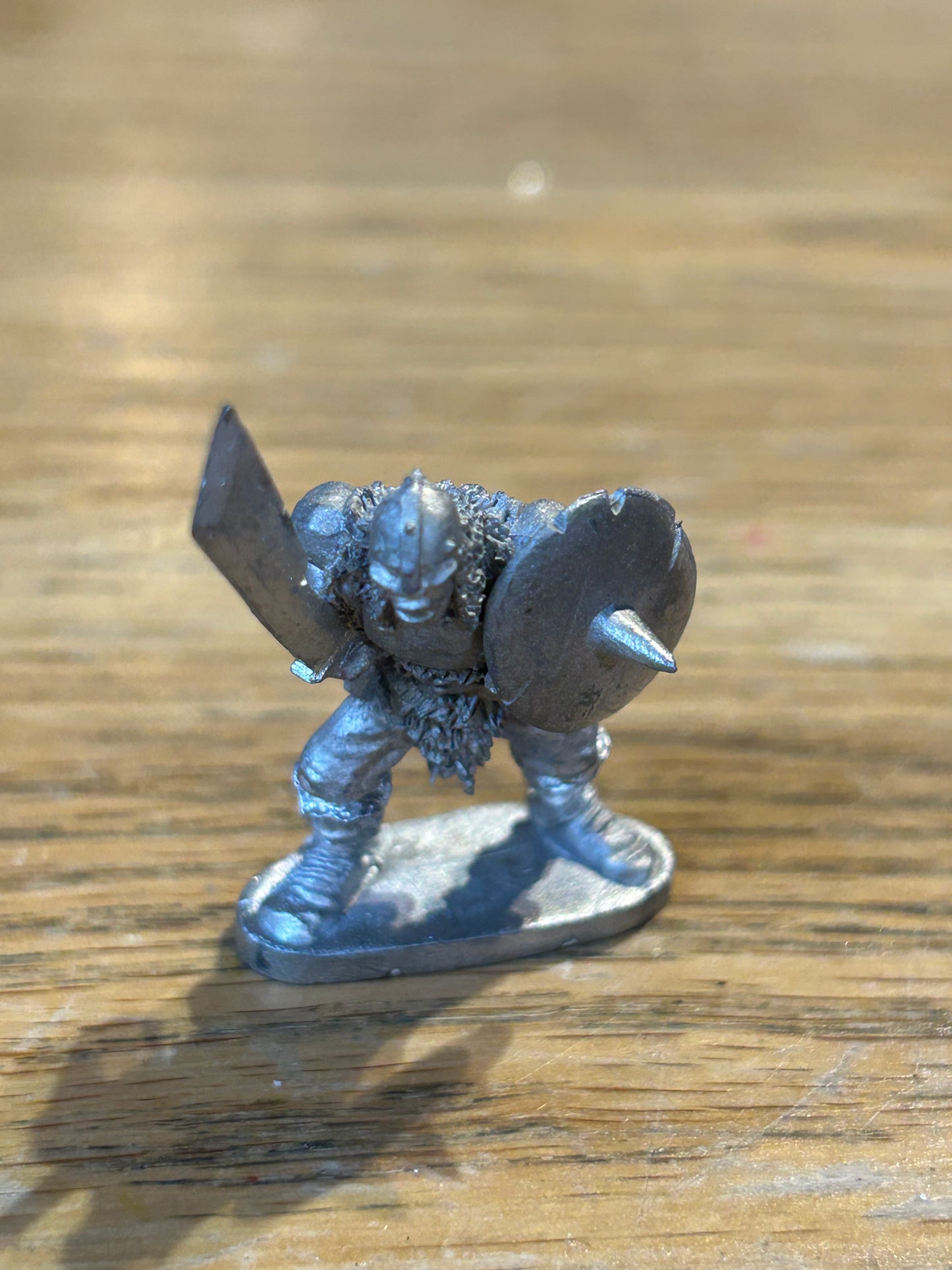 Grenadier models fantasy warriors half orc with sword and shield