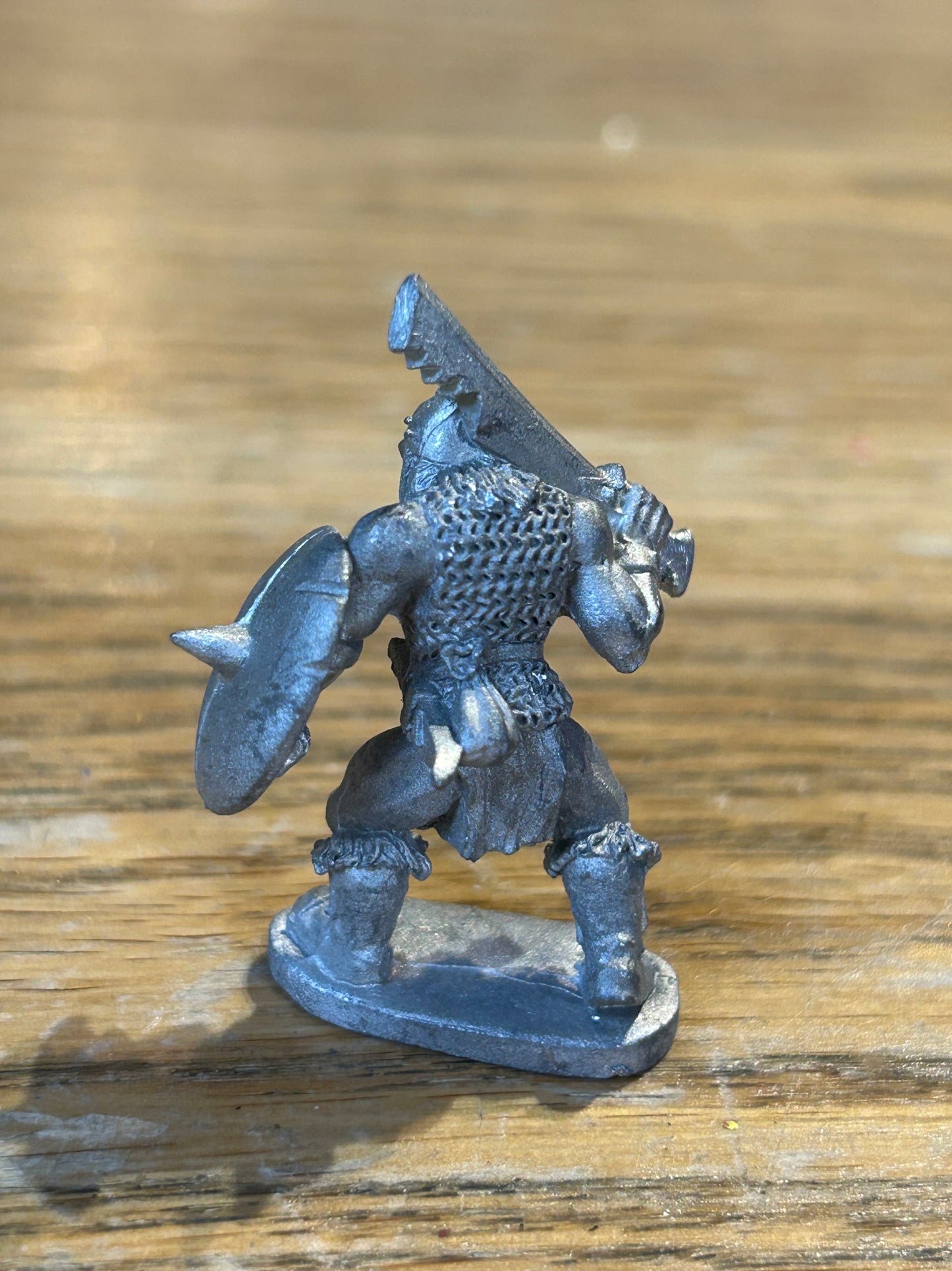 Grenadier models fantasy warriors half orc with sword and shield