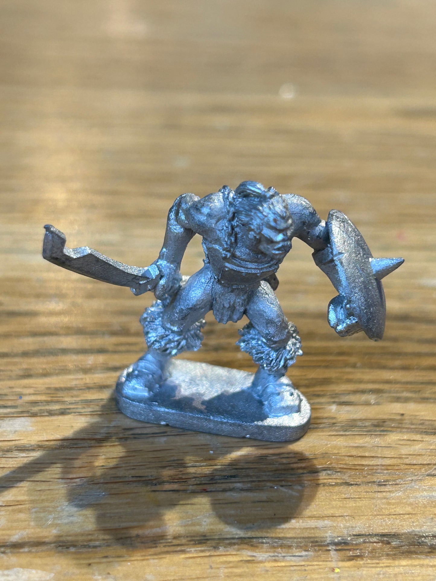 Grenadier models fantasy warriors half orc with sword and shield