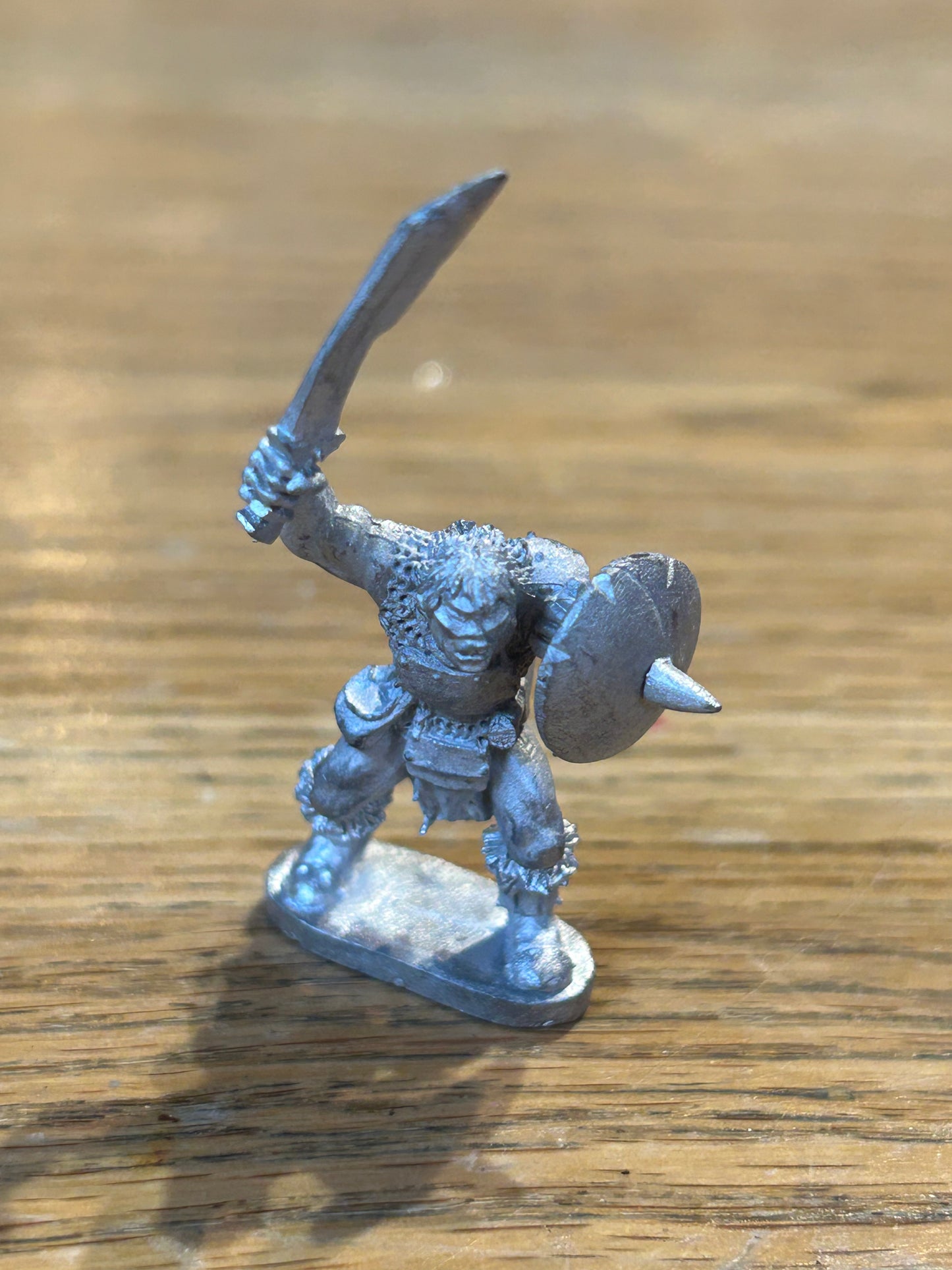 Grenadier models fantasy warriors half orc with sword and shield
