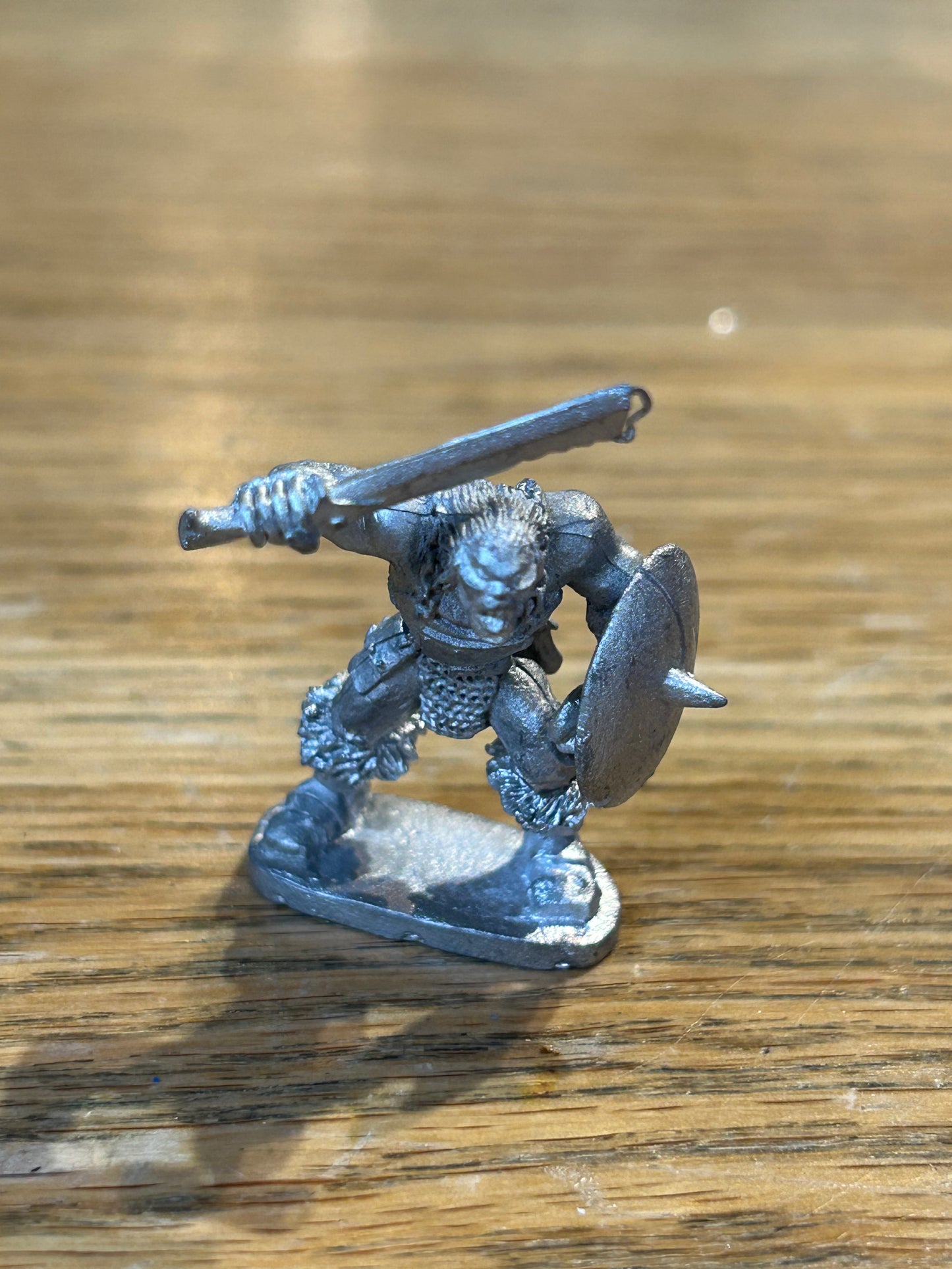 Grenadier models fantasy warriors half orc with sword and shield