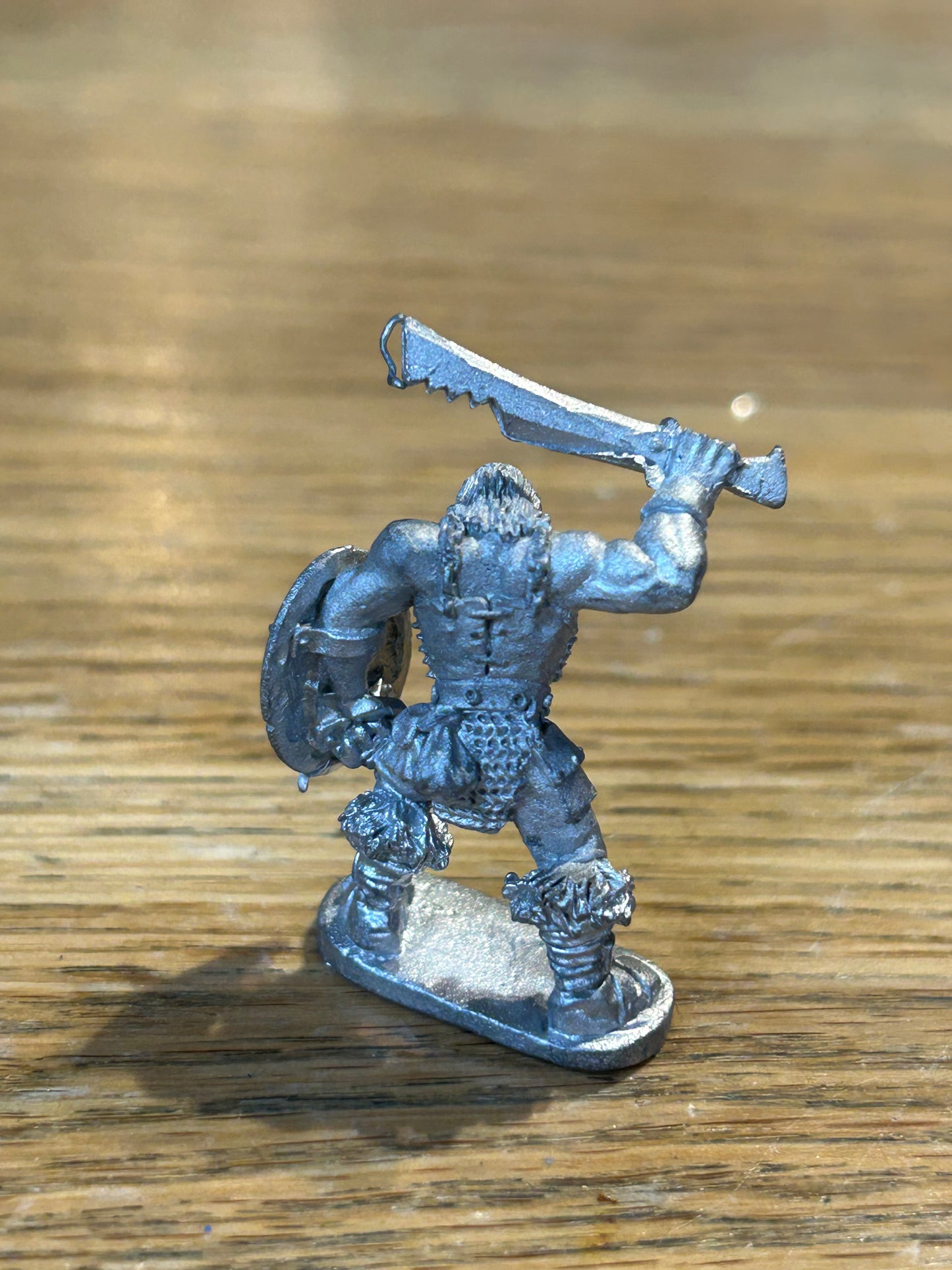 Grenadier models fantasy warriors half orc with sword and shield