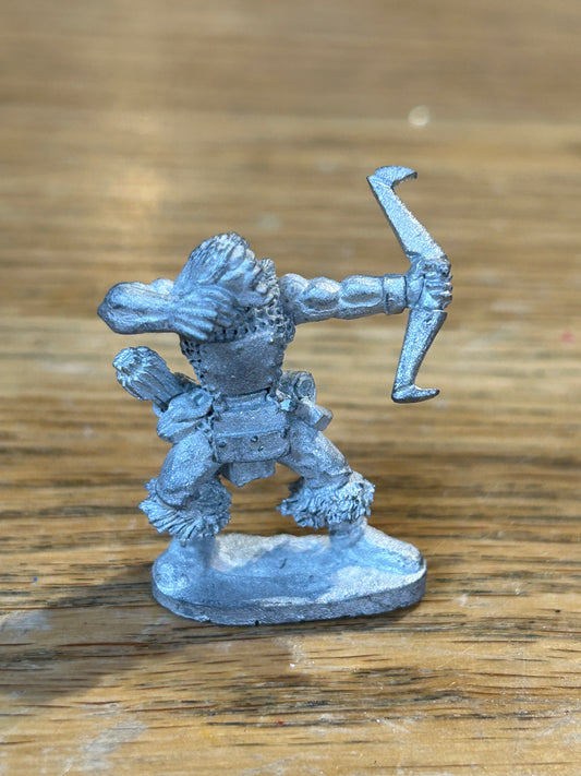 Grenadier models fantasy warriors half orc archer