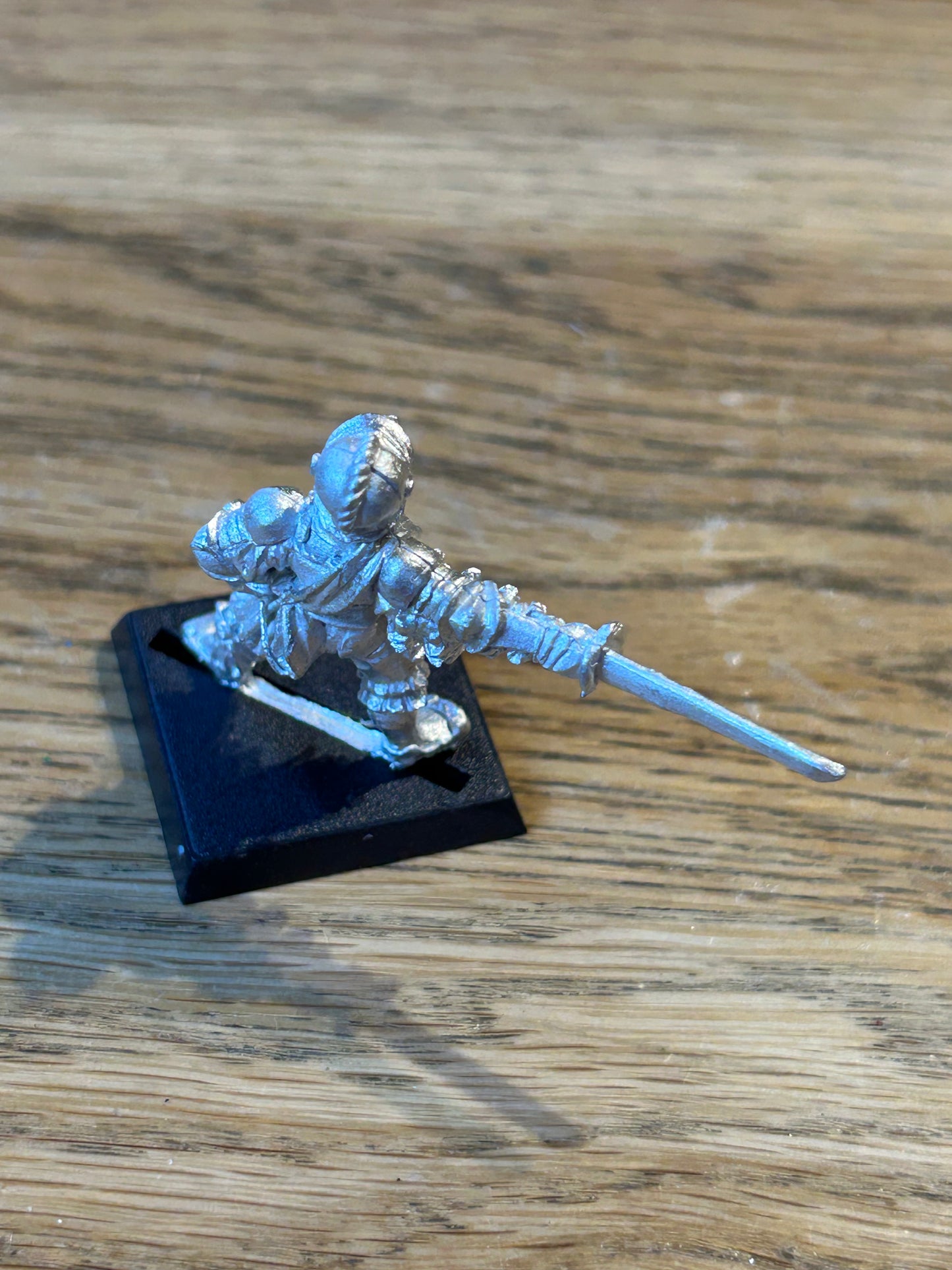 CITADEL WARHAMMER OOP EMPIRE CAPTAIN HERO  with sword Oldhammer metal