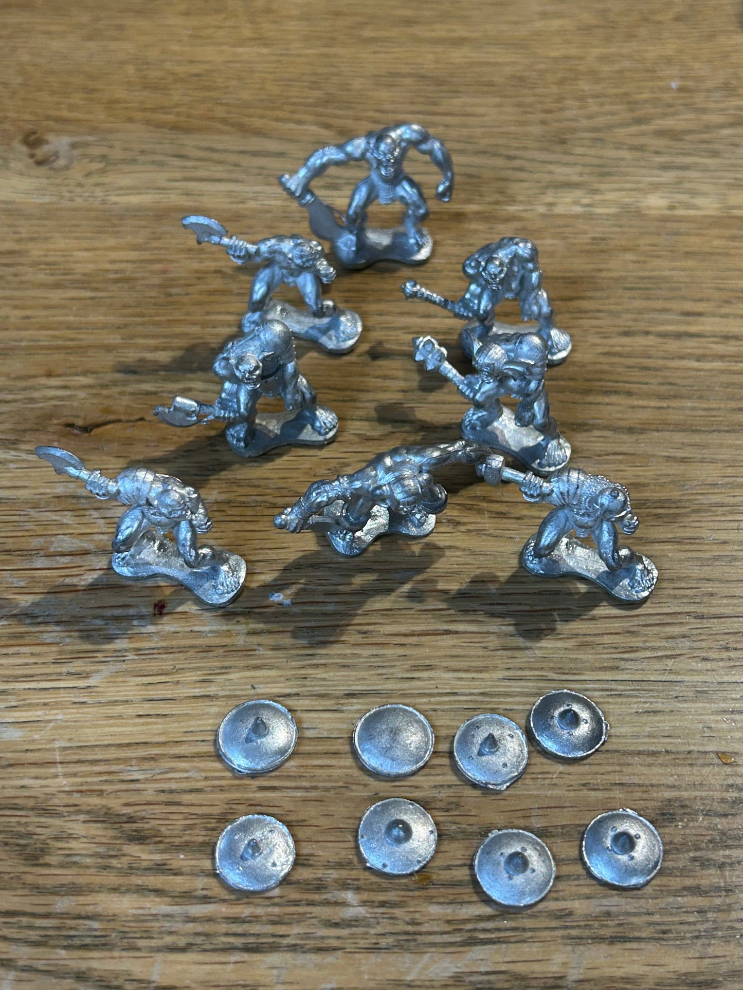 FOMORIAN WARBAND Badger Games (8 models with shields)