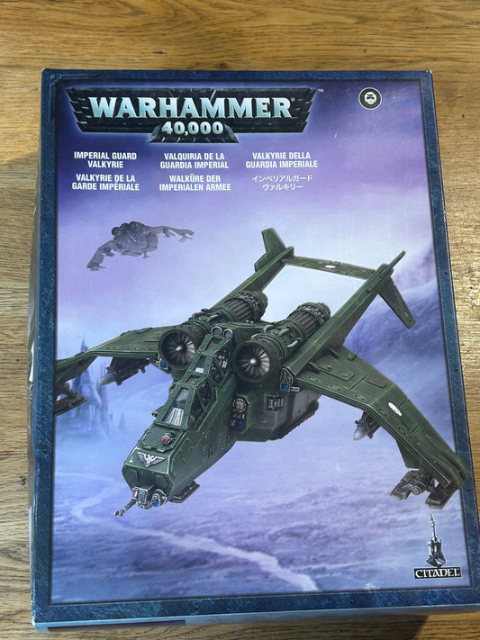 Imperial guard Valkyrie warhammer 40k in box
