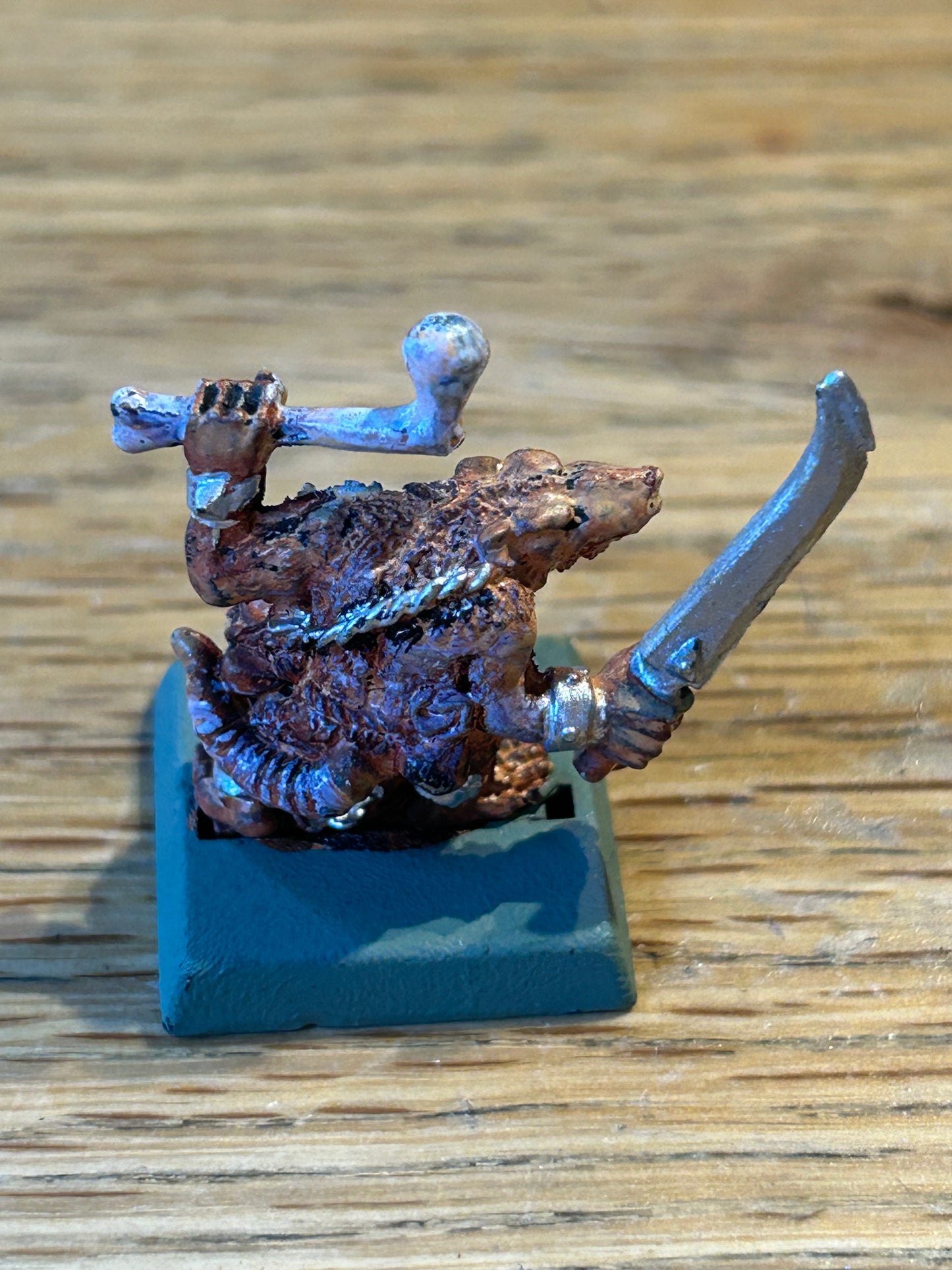 Warhammer Fantasy Skaven Slave Drummer Musician WFB Games Workshop Metal