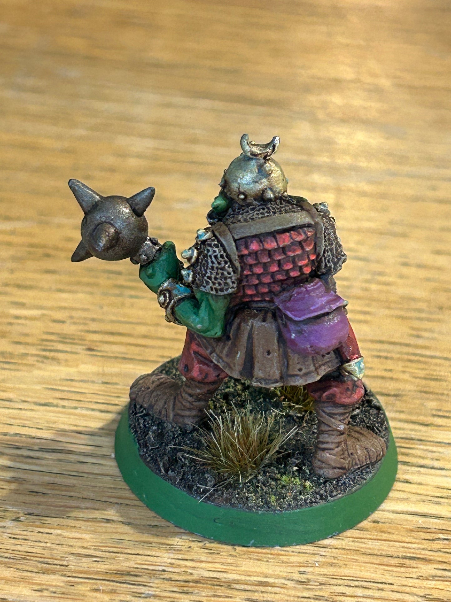 HM1323 - BARNORSK Warrior marauder  orc Harlequin Kev Adams  (well painted but no tab)