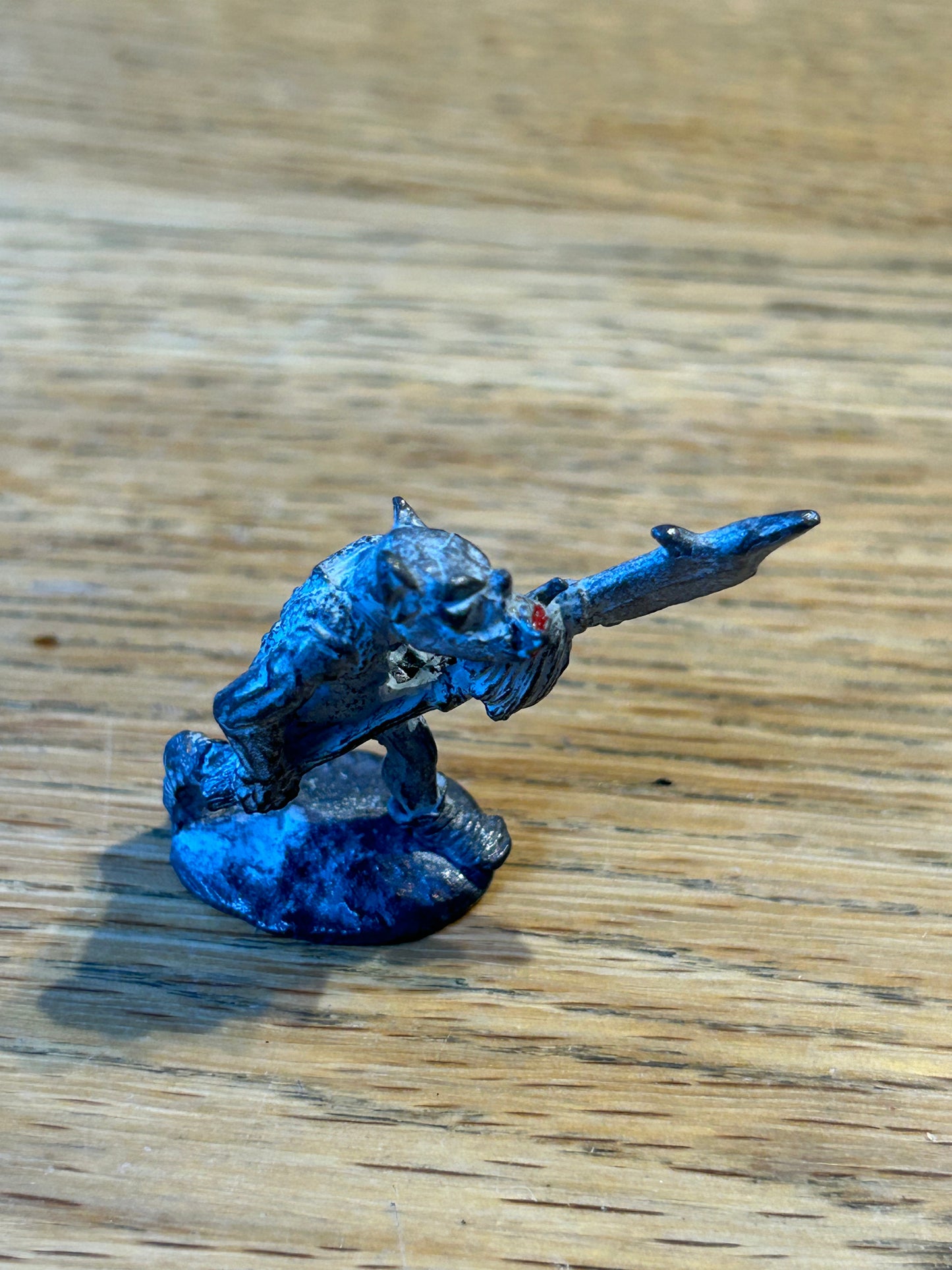 Citadel - Pre Slotta - Warhammer - C16  Orc Warrior -  with polearm 1984