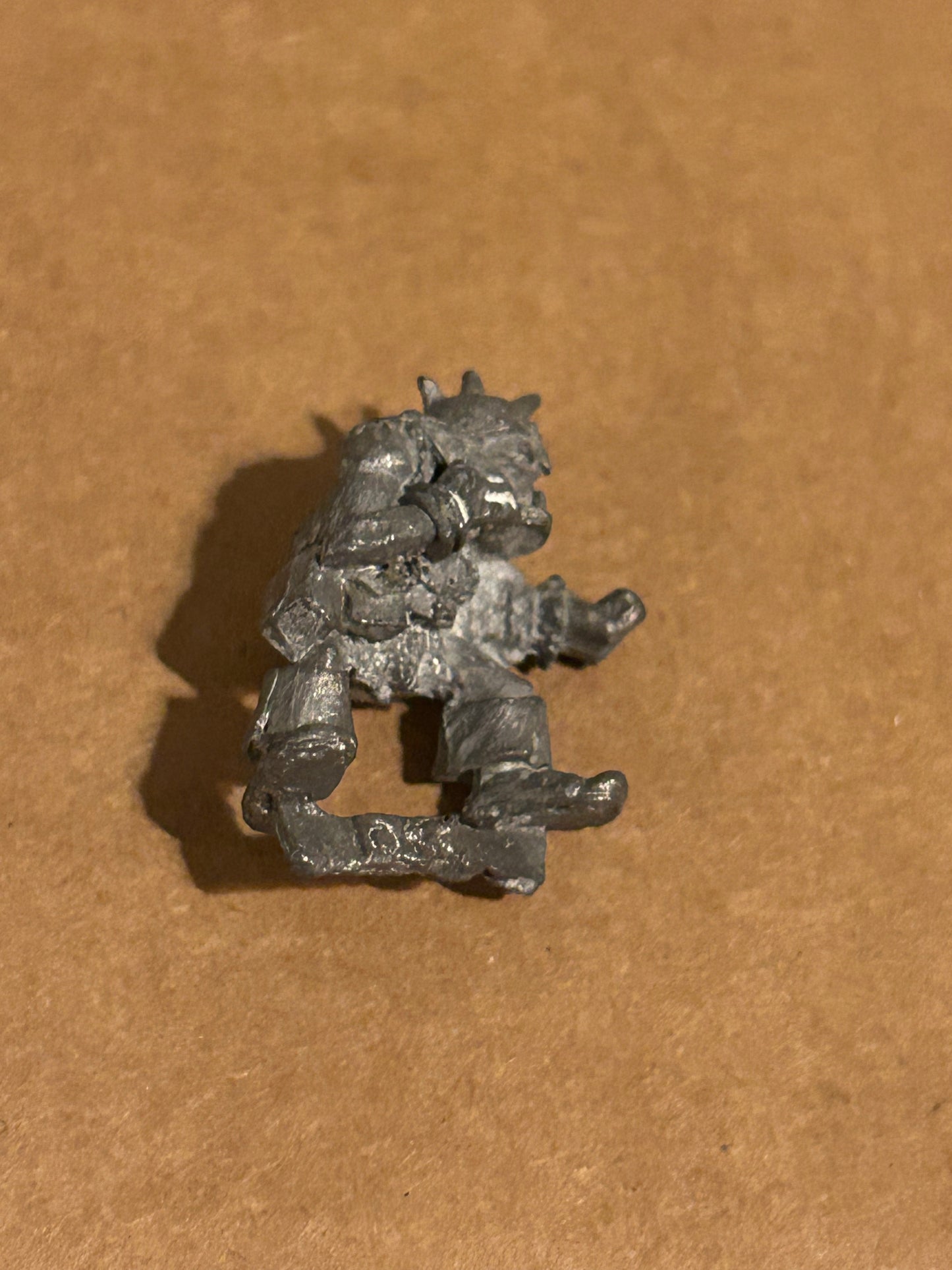 Warhammer fantasy orc crossbowman (no crossbow, has been stripped and has wear)