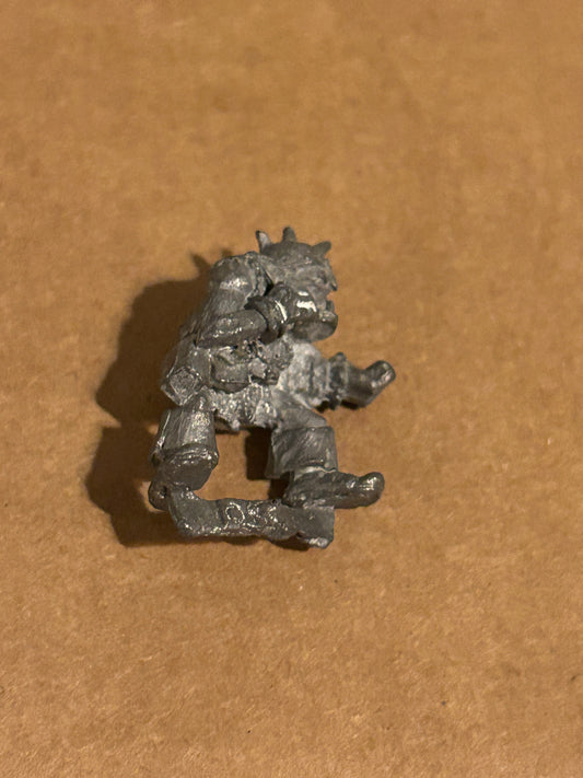Warhammer fantasy orc crossbowman (no crossbow, has been stripped and has wear)