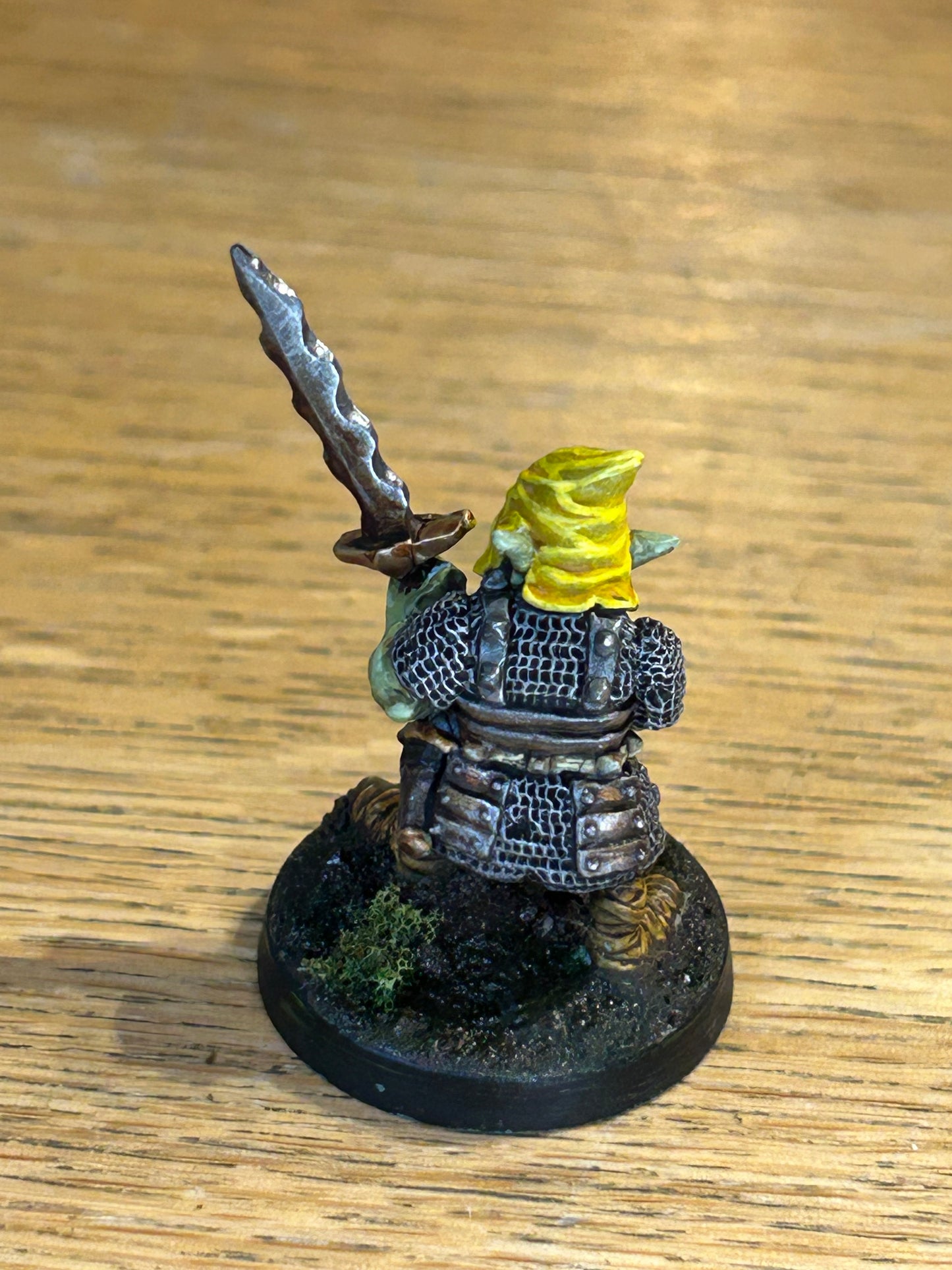 Dragon Bait miniatures goblin with two-handed weapon (well painted)