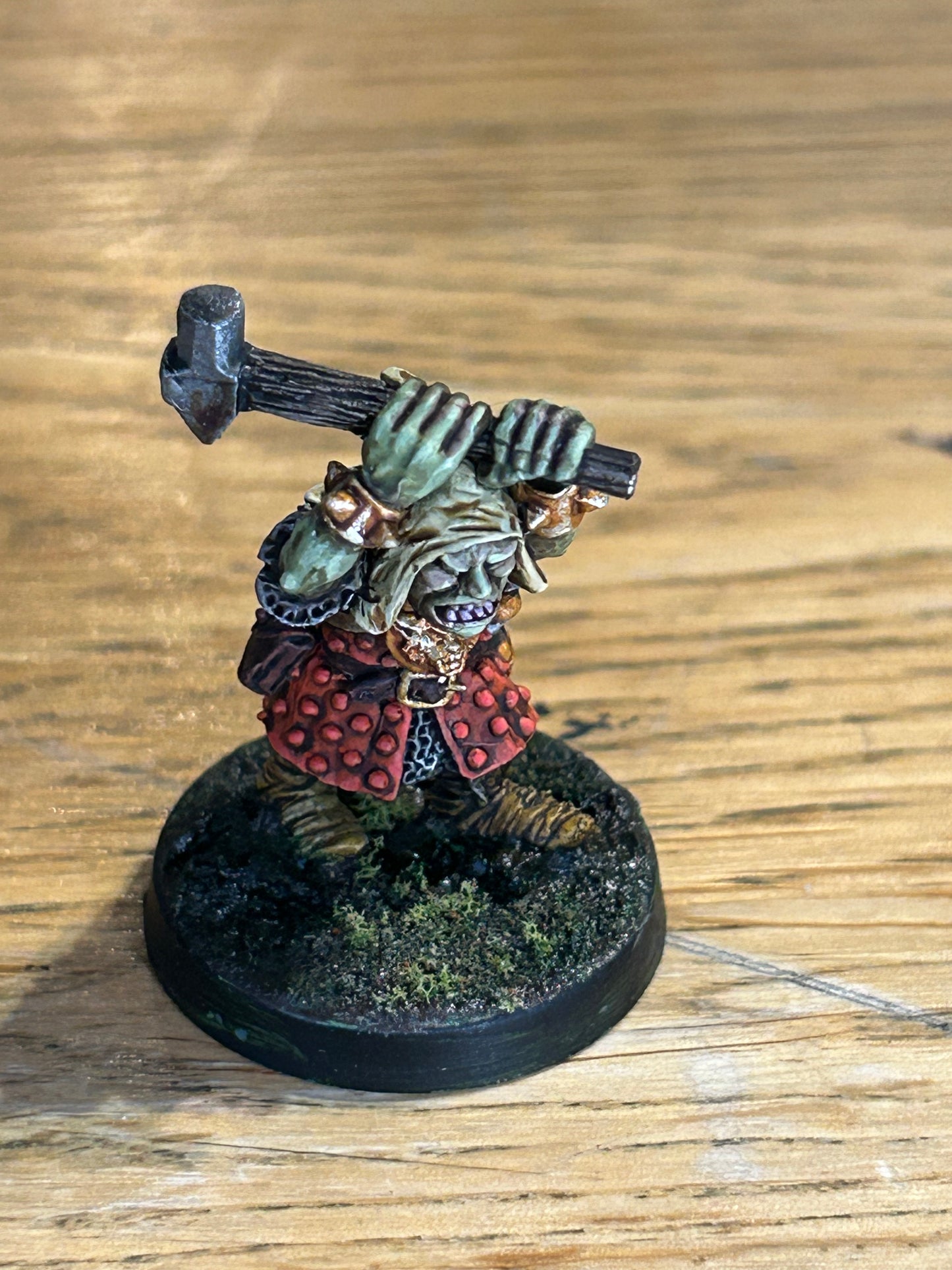 Dragon Bait miniatures goblin with hammer (well painted)