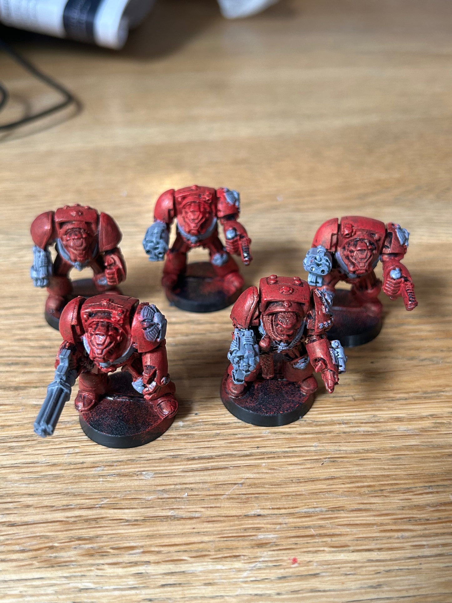 Warhammer 40k Rogue Trader Terminator squad (includes captain and assault cannon terminator)
