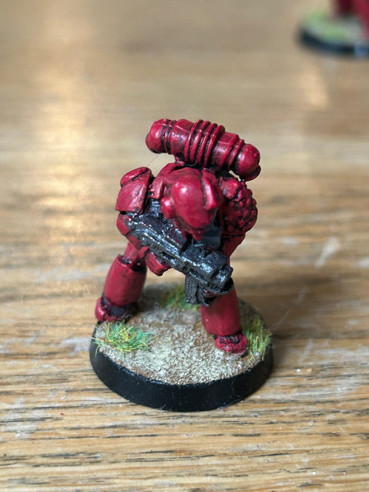 RARE Warhammer 40k Rogue Trader Space Marine Brother Deadmole / Taylor  Metal