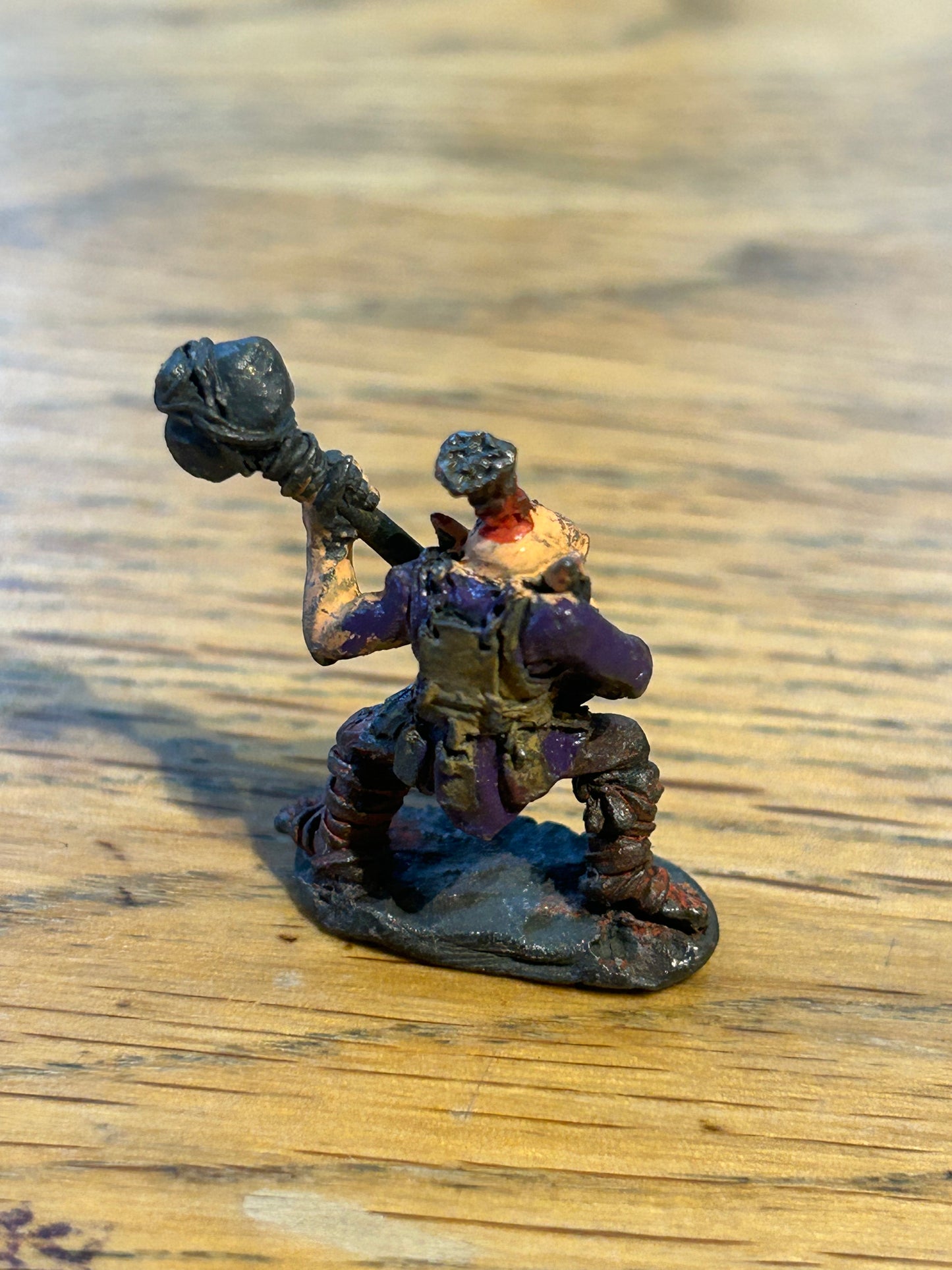 Citadel C13 2C-07 Night Goblin Stone Axe 1980s Metal Miniature Pre Slotta AD&D  warhammer fantasy
