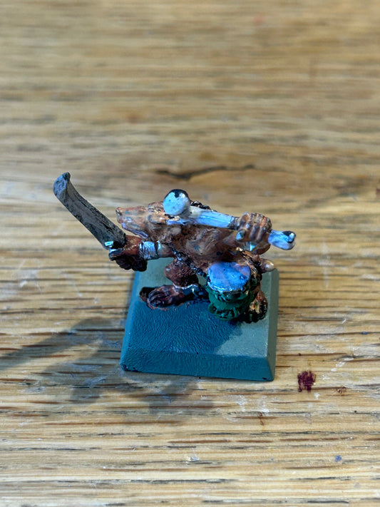 Warhammer Fantasy Skaven Slave Drummer Musician WFB Games Workshop Metal