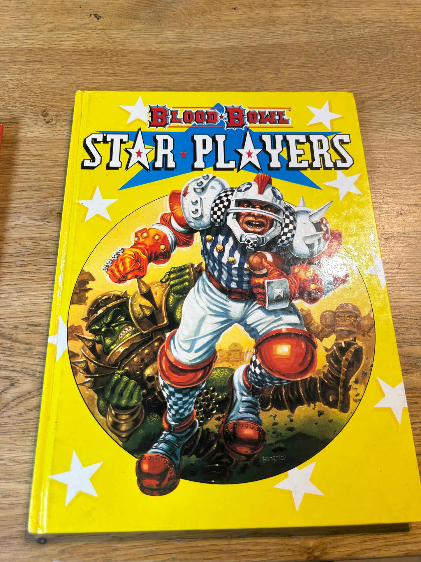 Blood Bowl Star Player Book By Games Workshop complete with cards.