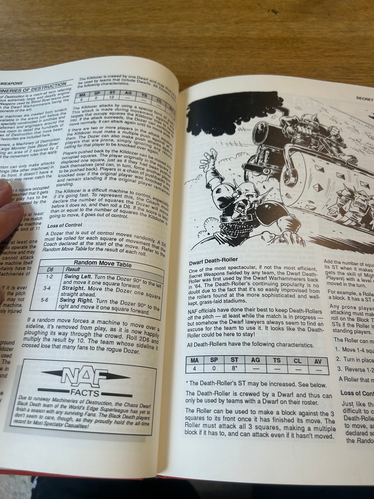 Blood Bowl Companion 2nd Edt  By Games Workshop 274 1989 complete with cards.