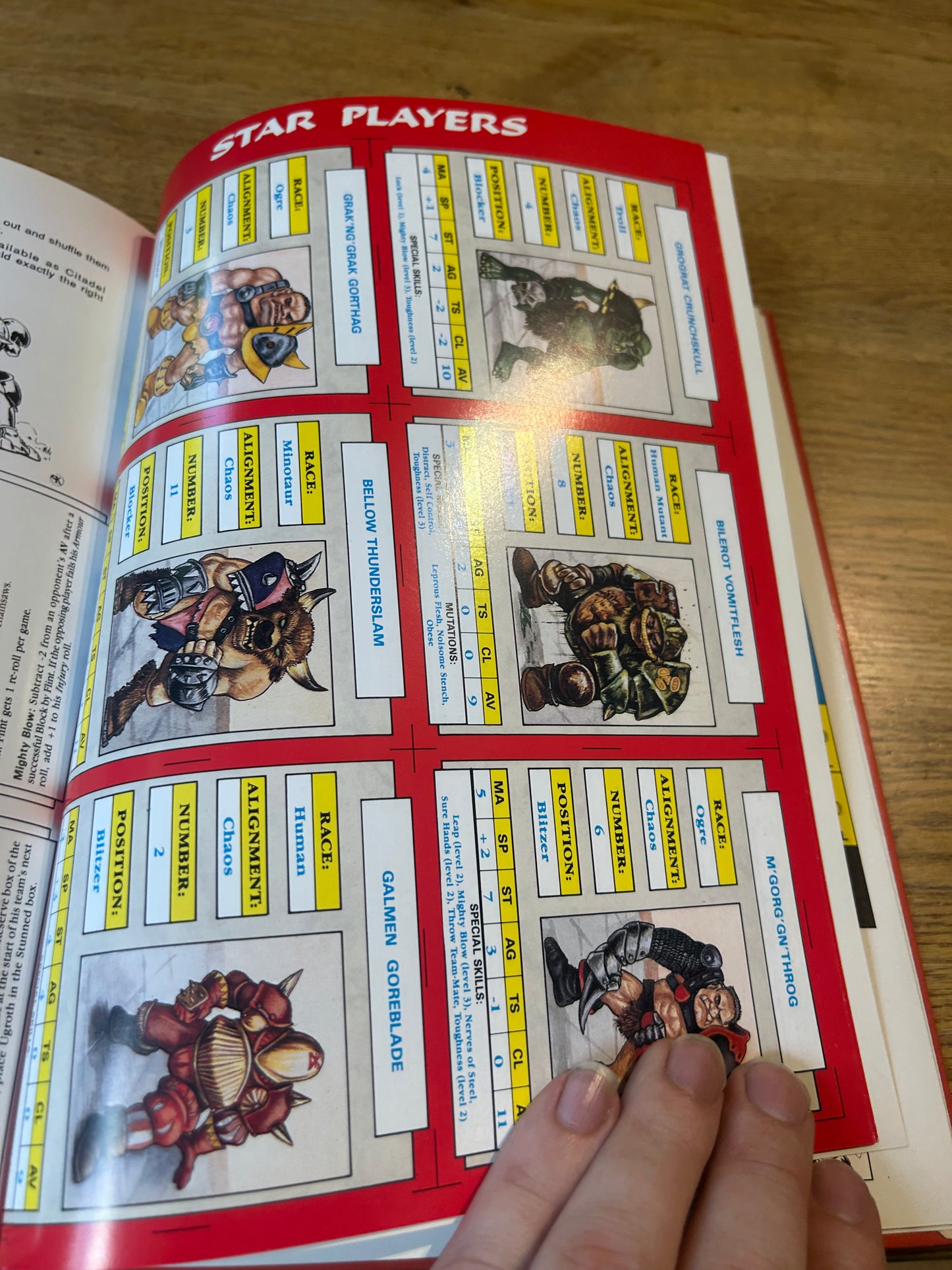 Blood Bowl Companion 2nd Edt  By Games Workshop 274 1989 complete with cards.