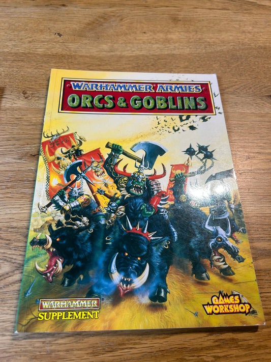 Orcs And Goblins Armies Book Warhammer Fantasy Battle 4th edition