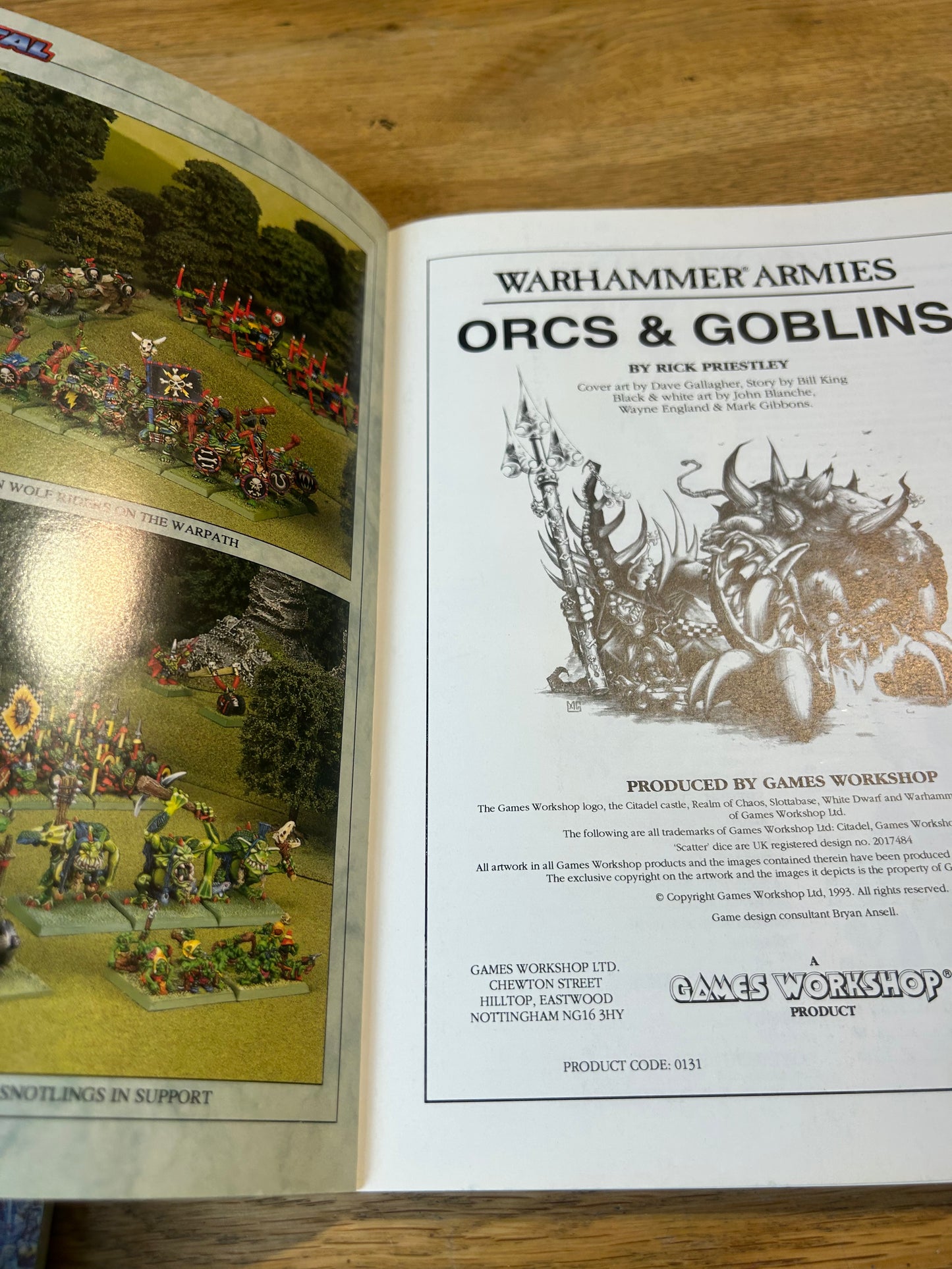 Orcs And Goblins Armies Book Warhammer Fantasy Battle 4th edition