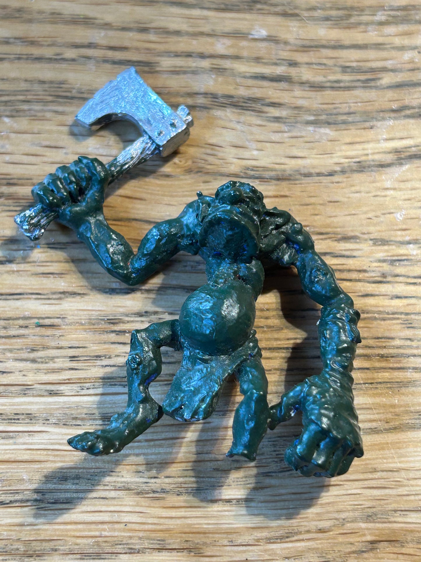 Warhammer Fantasy Orcs and Goblins Marauder Troll (broken and missing foot)