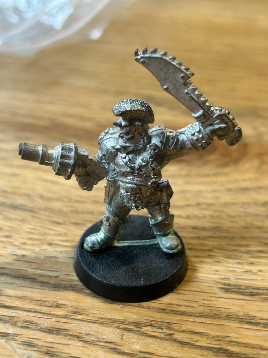 Necromunda House Goliath Leader w/ Grenade Launcher Gang 90s Metal Citadel