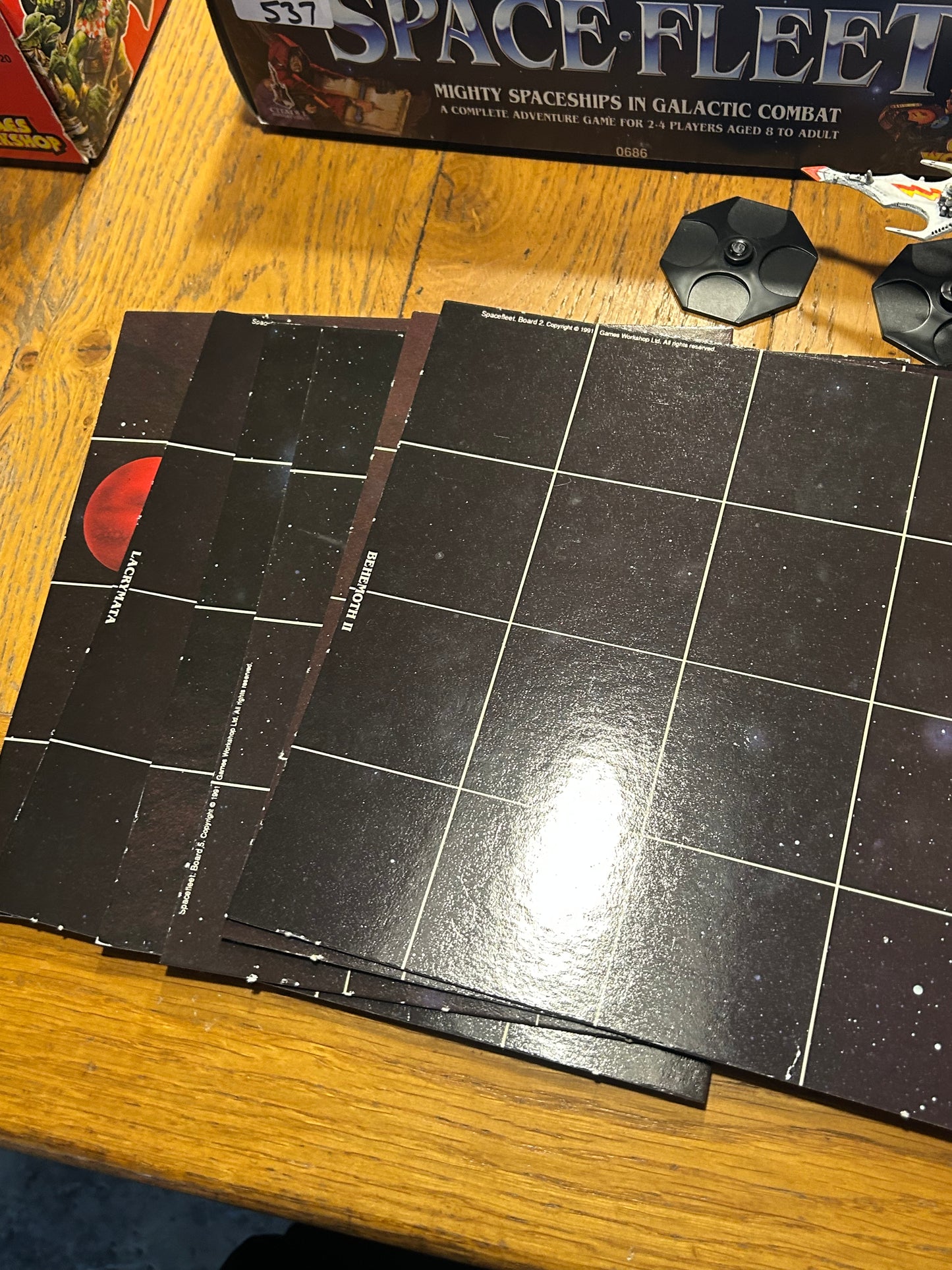 Games workshop space fleet boxed game incomplete (read description)