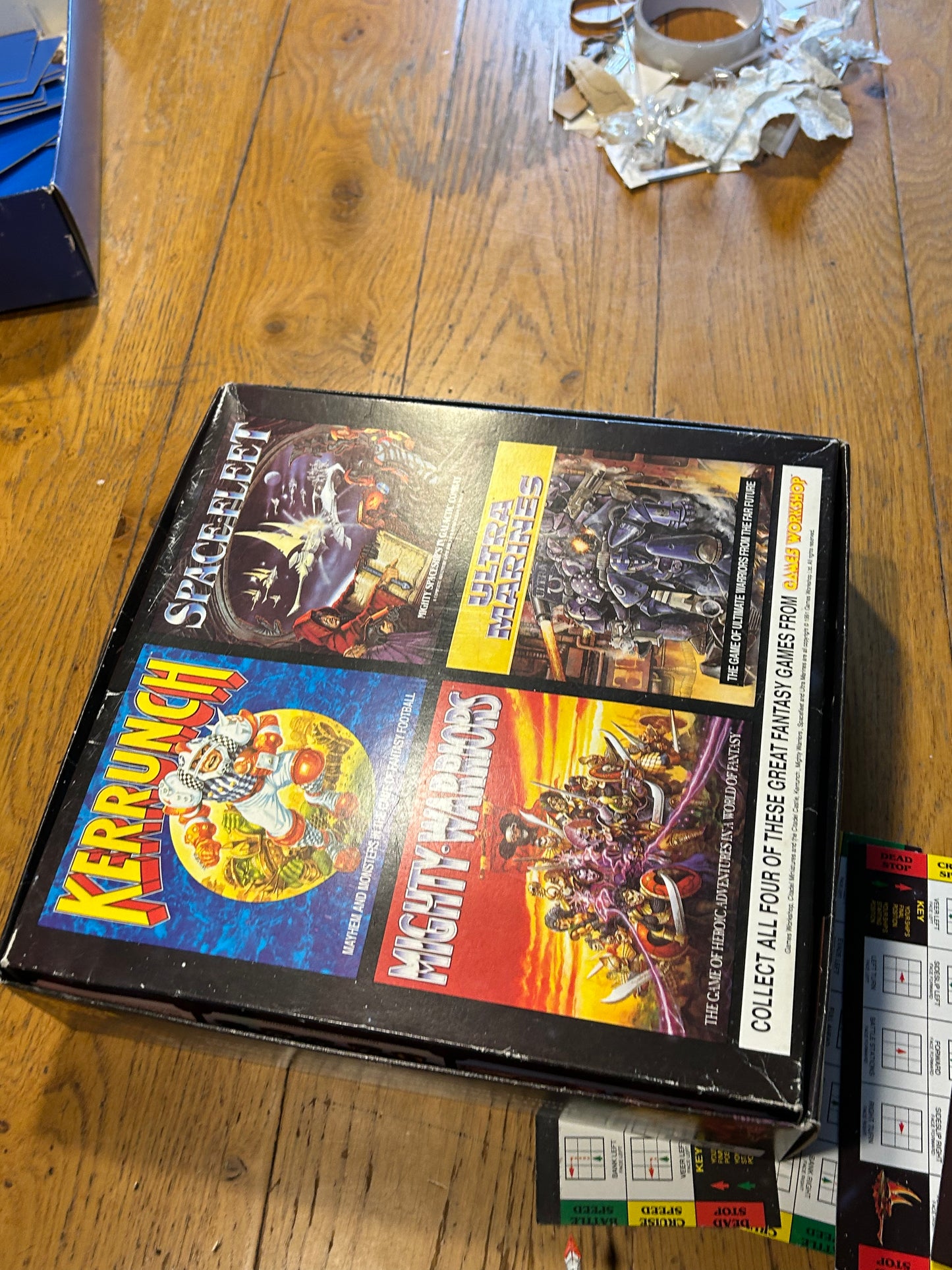 Games workshop space fleet boxed game incomplete (read description)