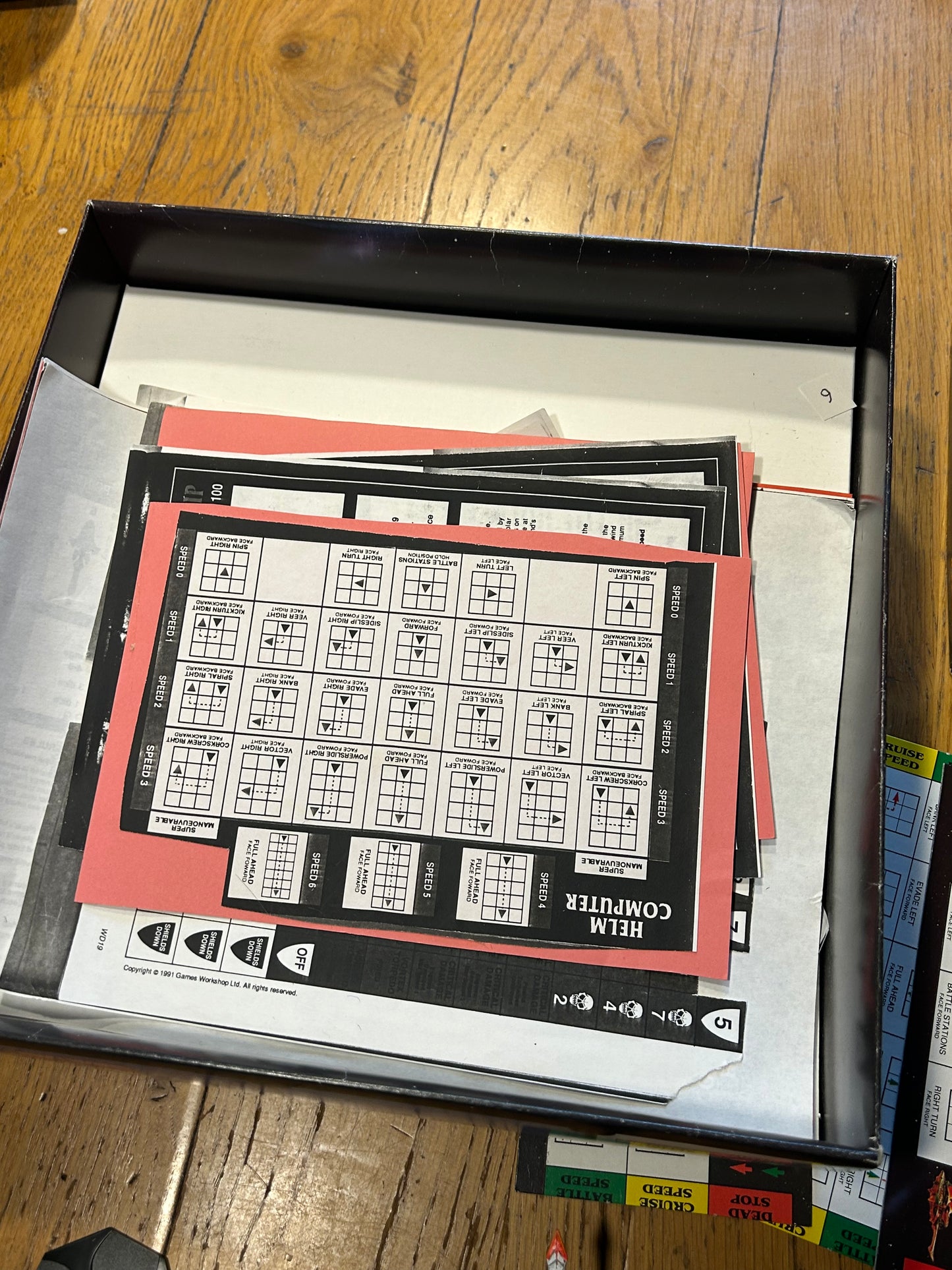 Games workshop space fleet boxed game incomplete (read description)