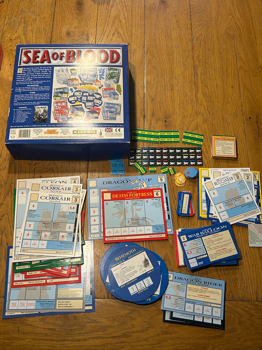 Games workshop man o war sea of blood box set (almost complete, see description)