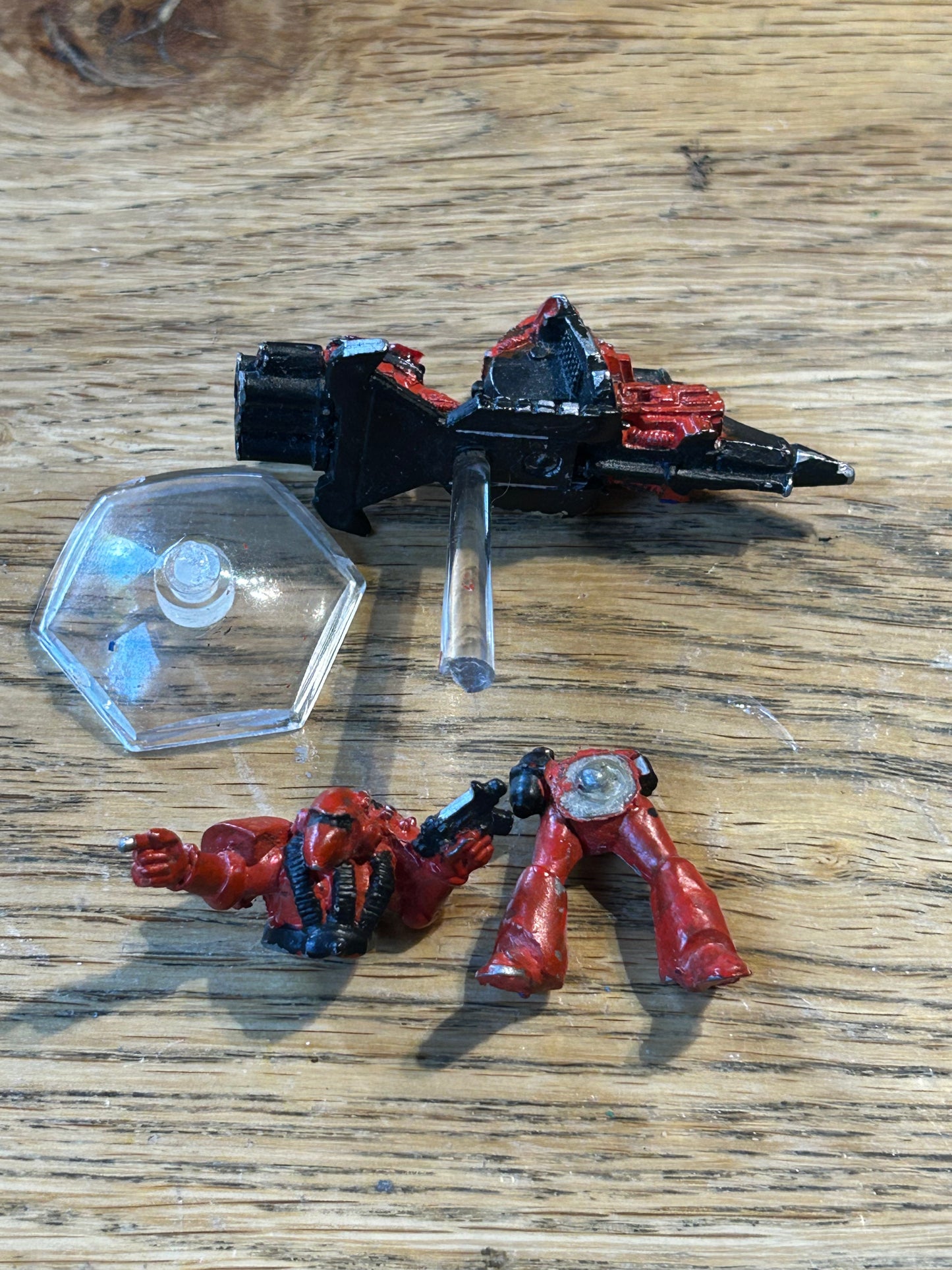 Games Workshop Citadel Space Marine Jet Bike Cycle Techmarine Rogue Trader (broken flying base but could be fixed with glue)