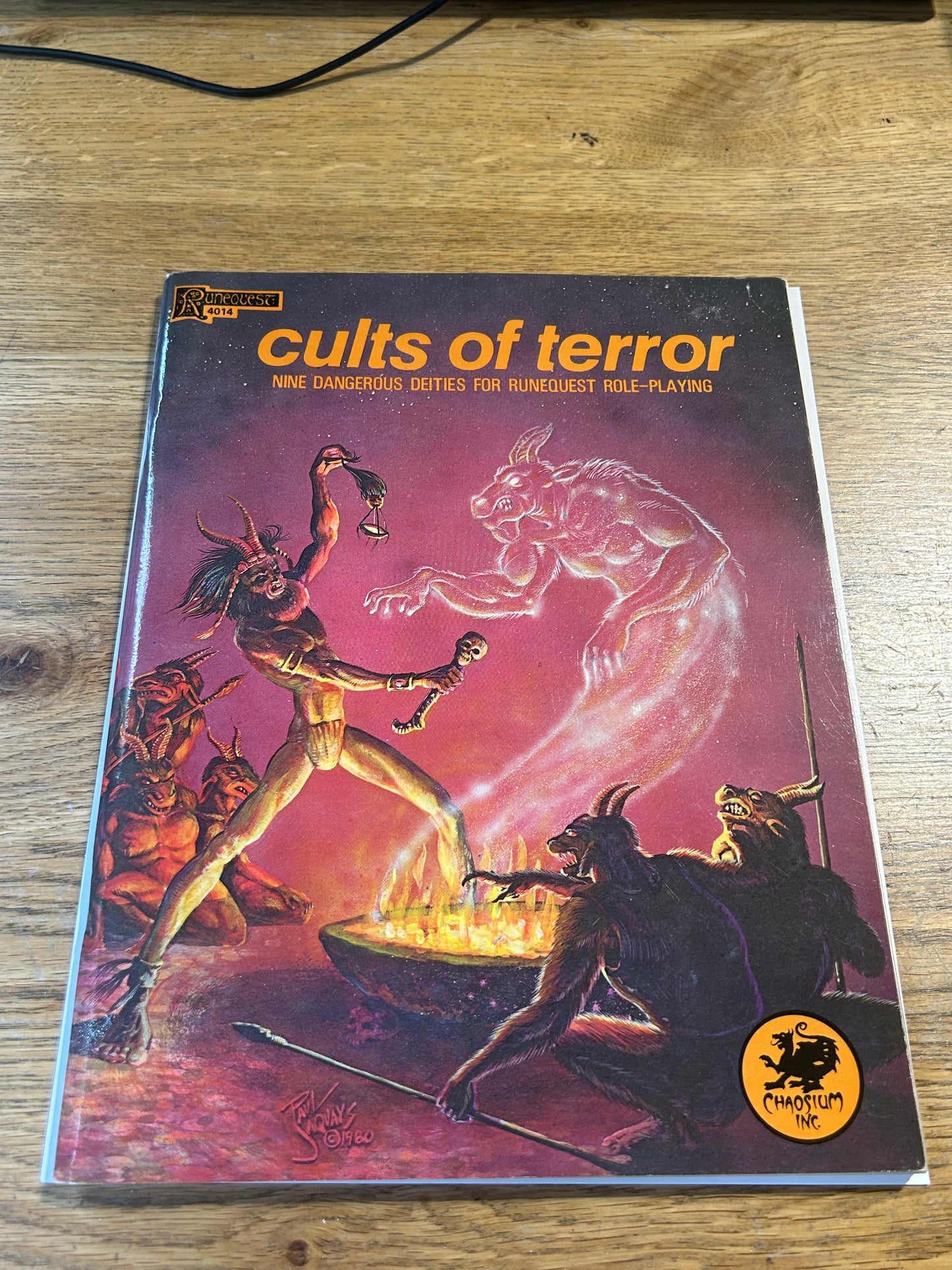 Runequest RPG Cults of Terror: Nine Dangerous Deities - Chaosium 1981
