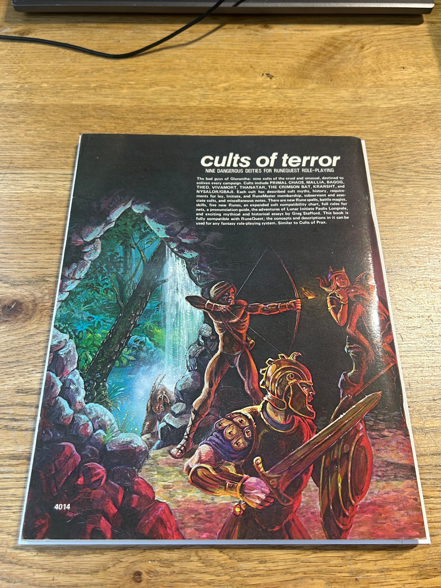 Runequest RPG Cults of Terror: Nine Dangerous Deities - Chaosium 1981