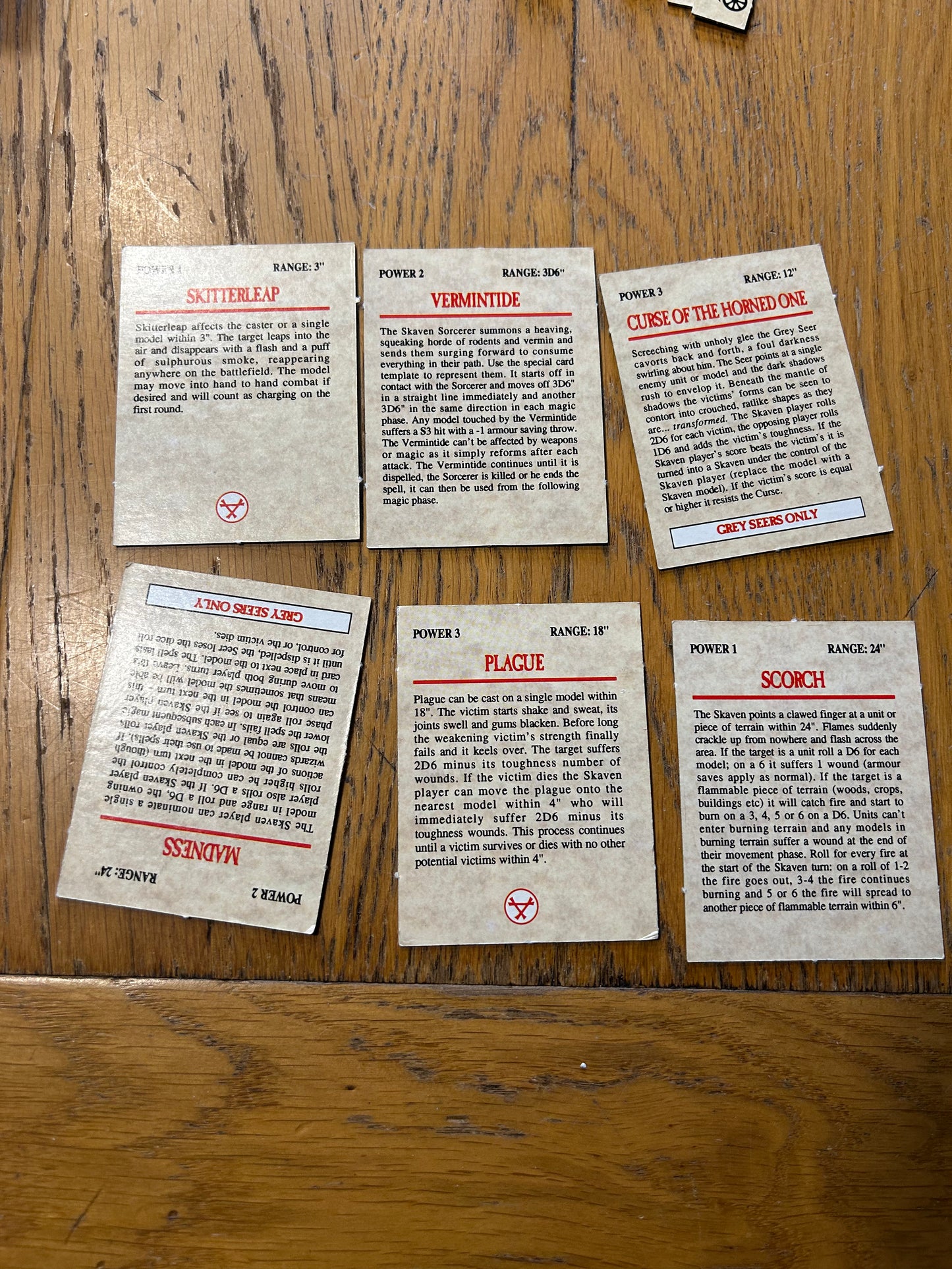 Warhammer fantasy 4th edition boxed set game plus battle magic (incomplete but more than enough to play) box has a hole at the bottom and some items have more wear than others