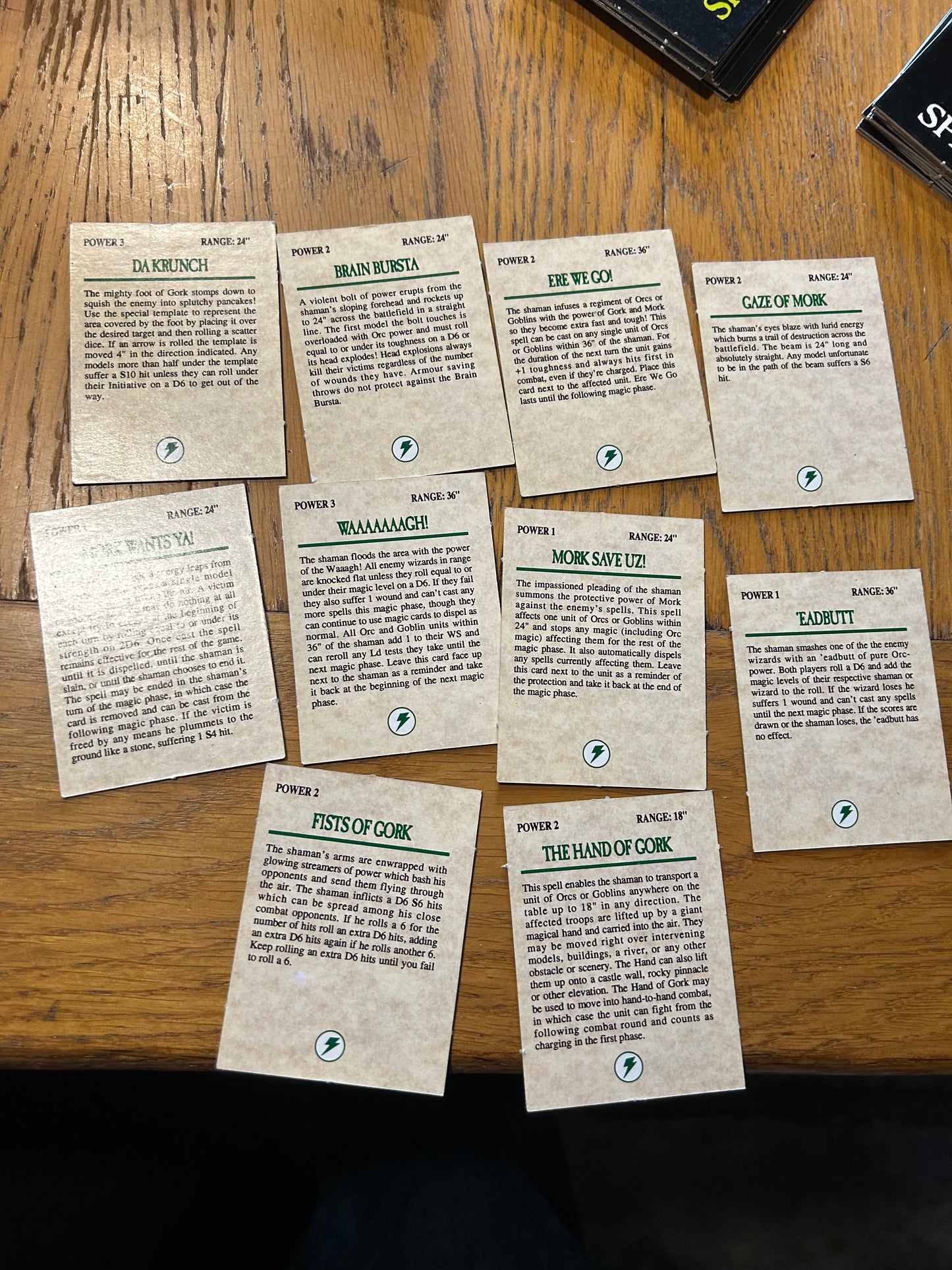 Warhammer fantasy 4th edition boxed set game plus battle magic (incomplete but more than enough to play) box has a hole at the bottom and some items have more wear than others