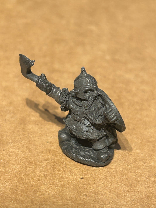 Citadel C06 Northern Dwarf Org Kiluk/Dorblem Longaxe Metal Miniature Pre Slotta
