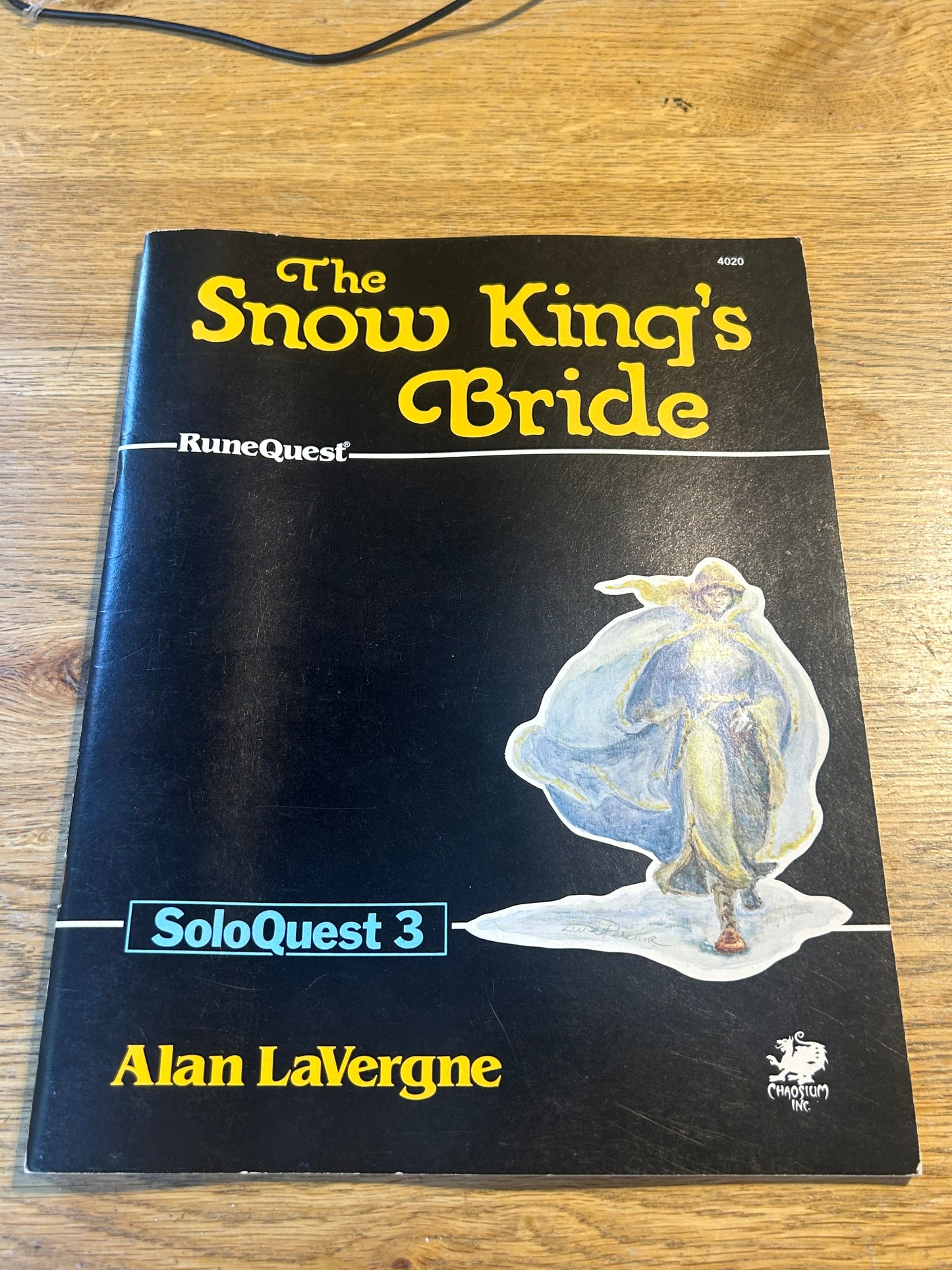 RuneQuest SoloQuest 3 The Snow King's Bride Alan LaVergne First Print