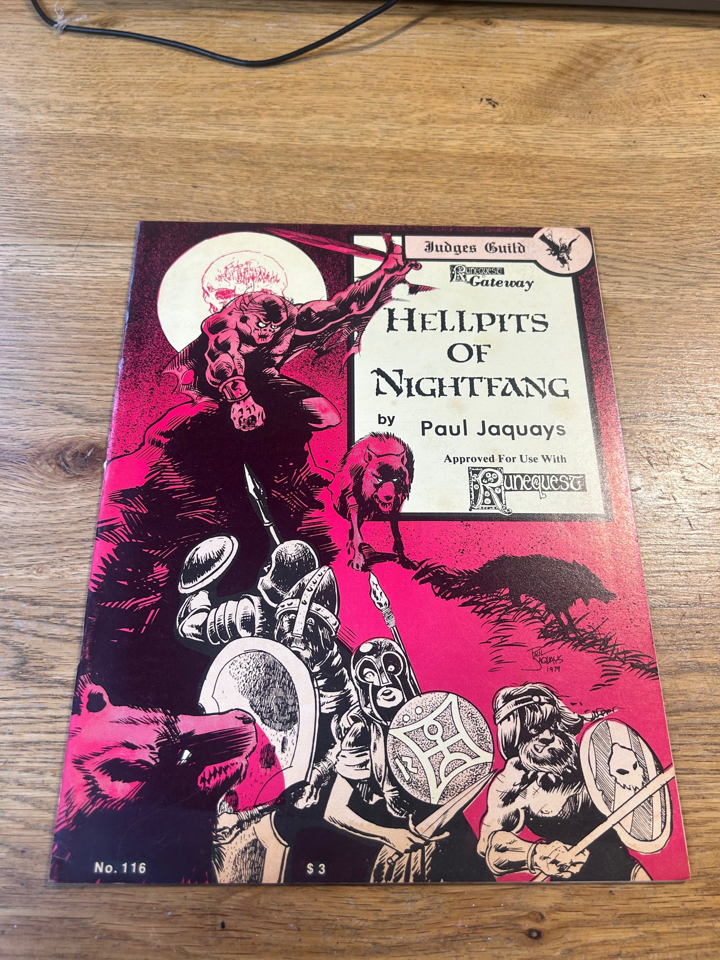 Hellpits of Nightfang (Runequest)  Judges Guild