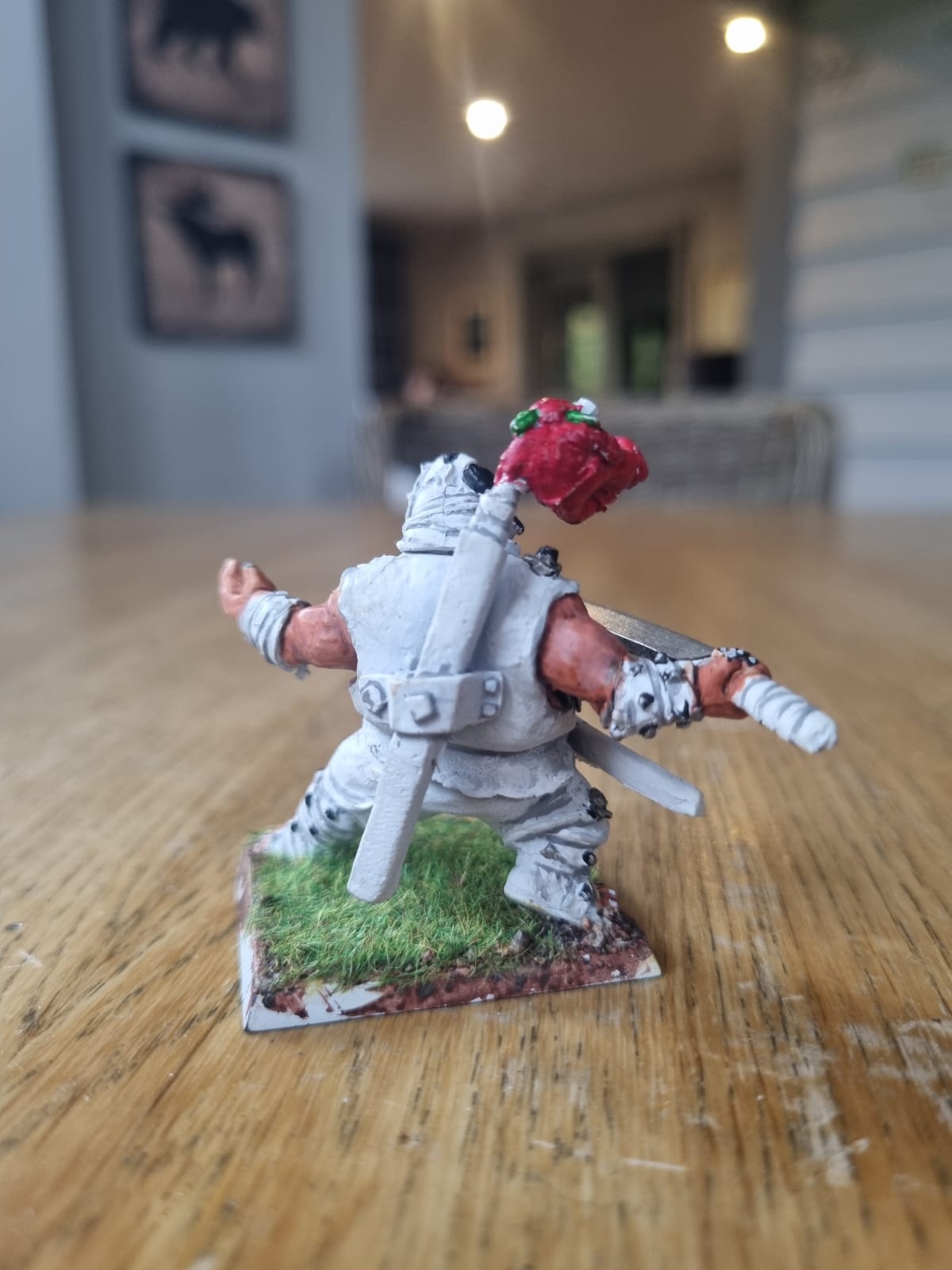 Warhammer Fantasy Ogre Kingdoms Maneater Ninja resin (gnoblar stuck onto sheath)